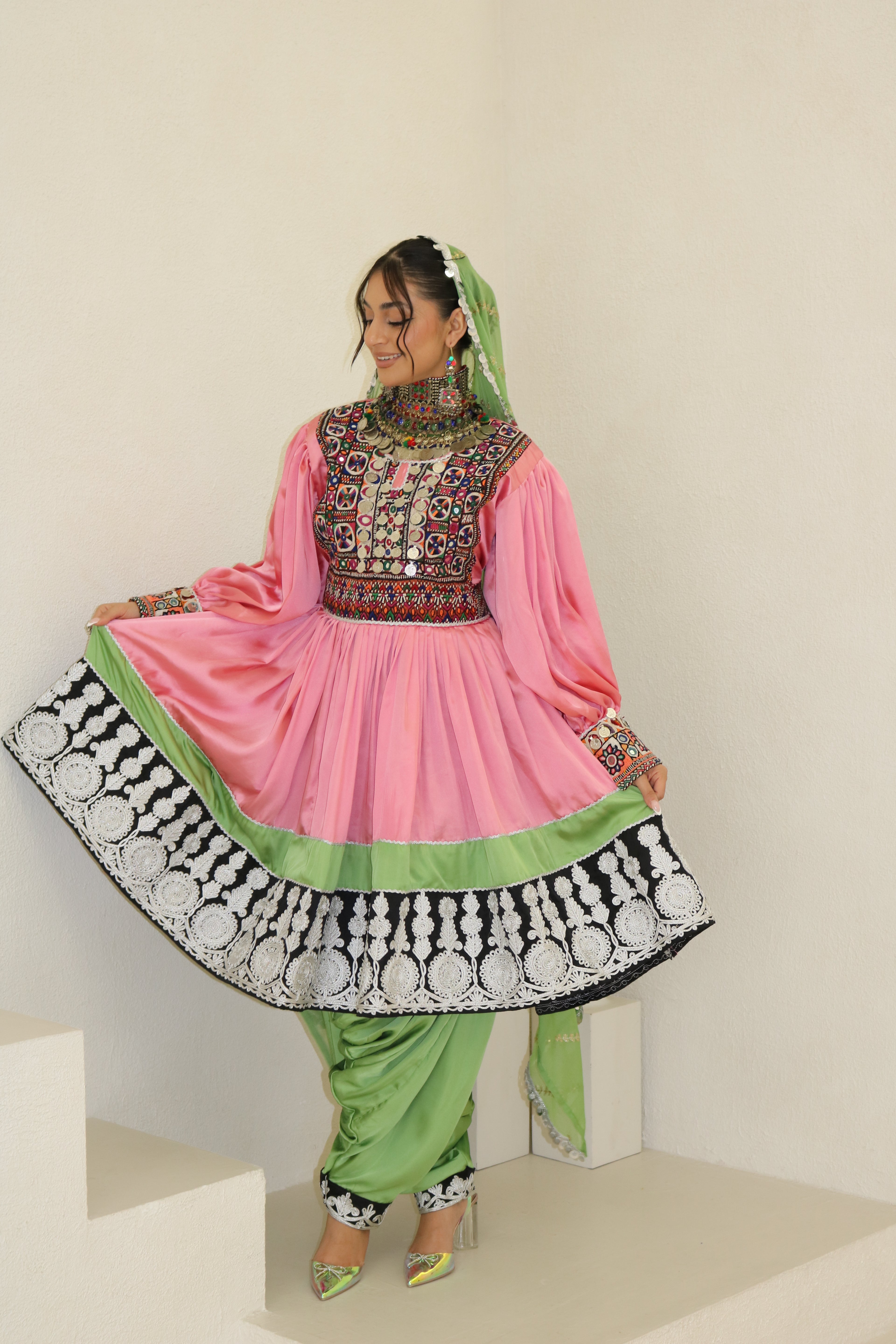 Latifa Afghan Kuchi Dress