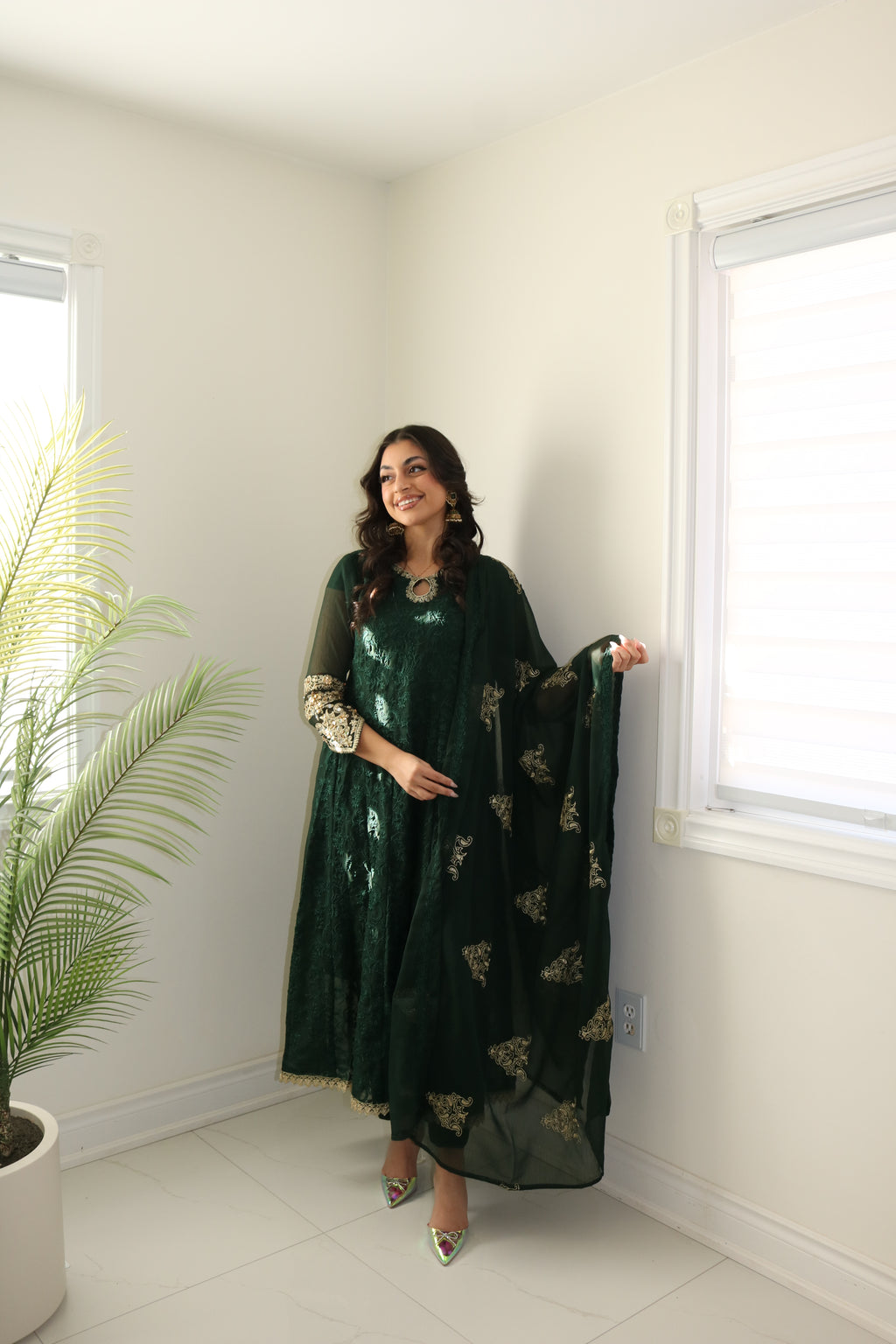 Green Kameez Salwar suit