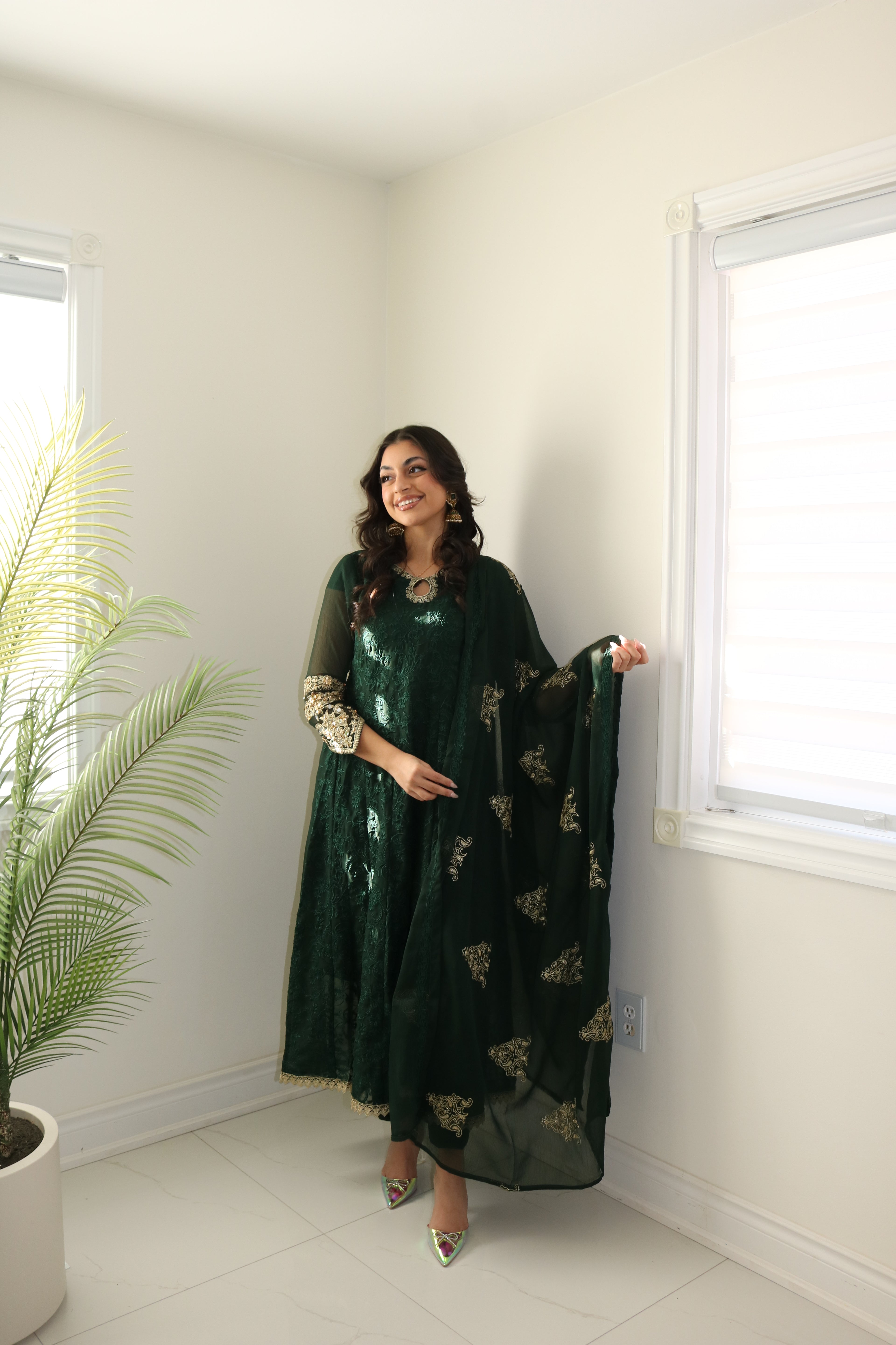 Green Kameez Salwar suit