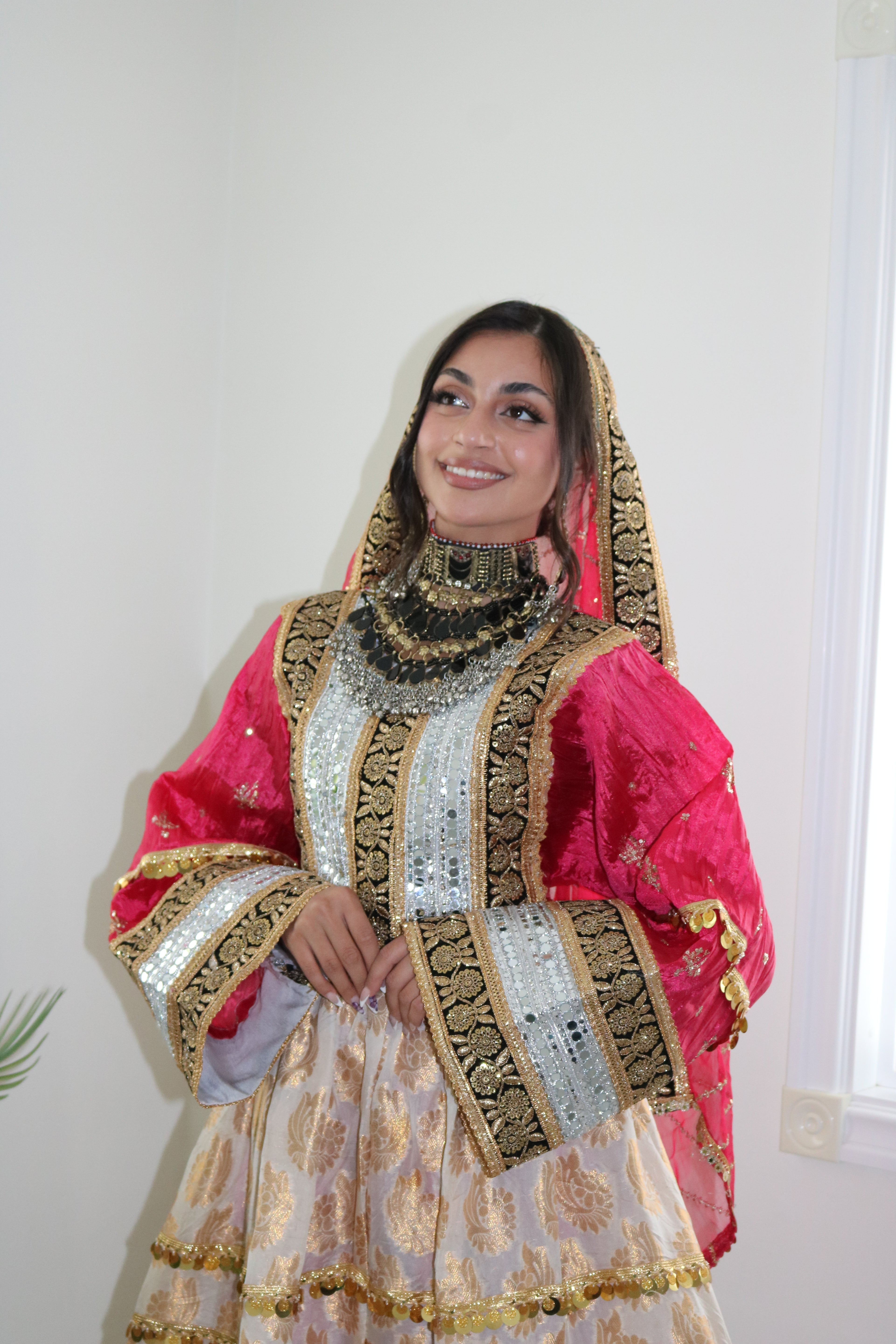 Afghan Kuchi Dress (pink)