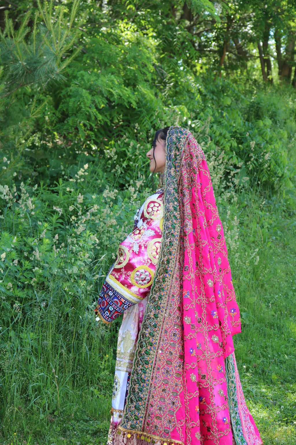 Afghan Kuchi Dress (pink)