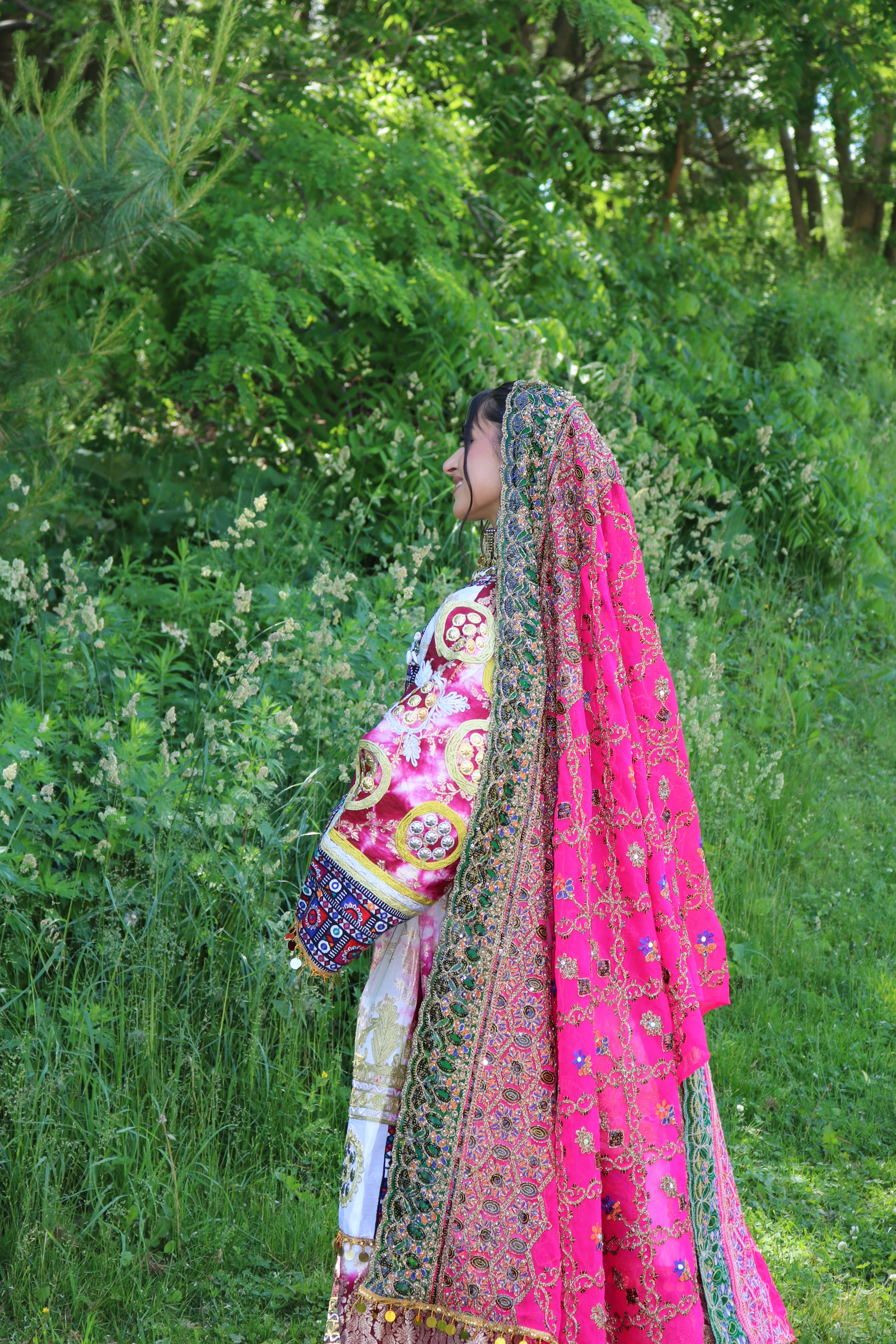 Afghan Kuchi Dress (pink)
