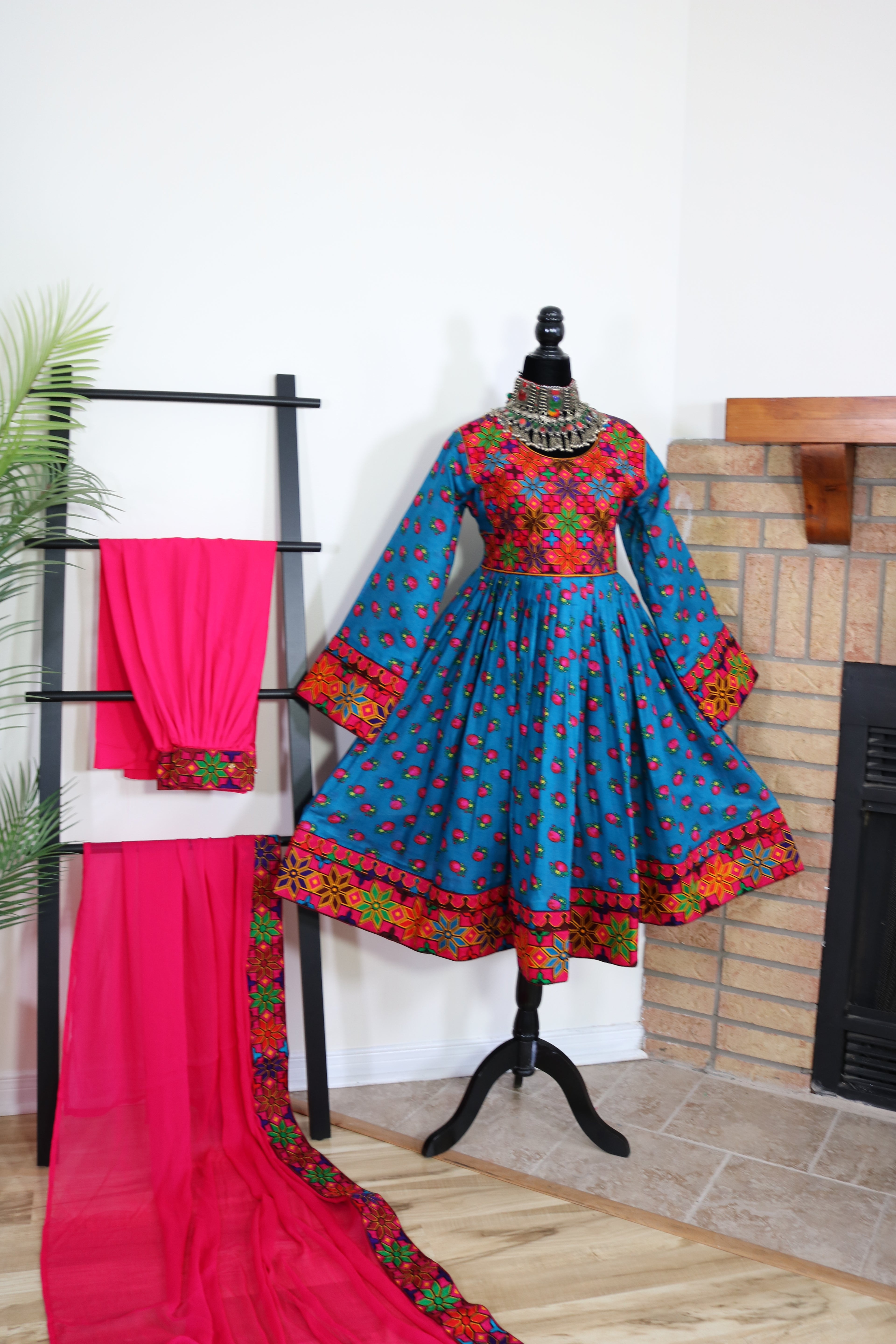 Wafaa Afghan Kuchi Dress 0564