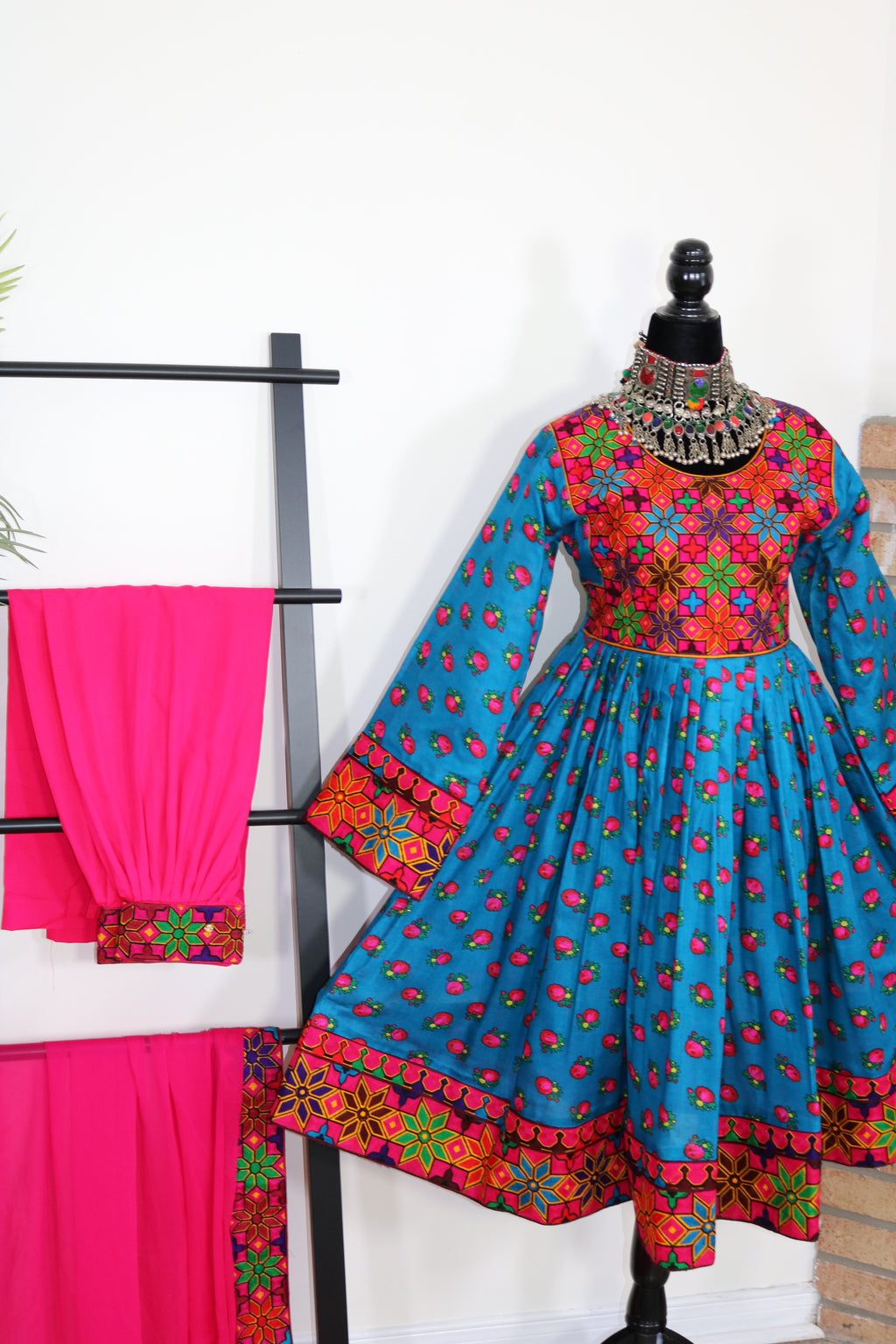 Wafaa Afghan Kuchi Dress 0564