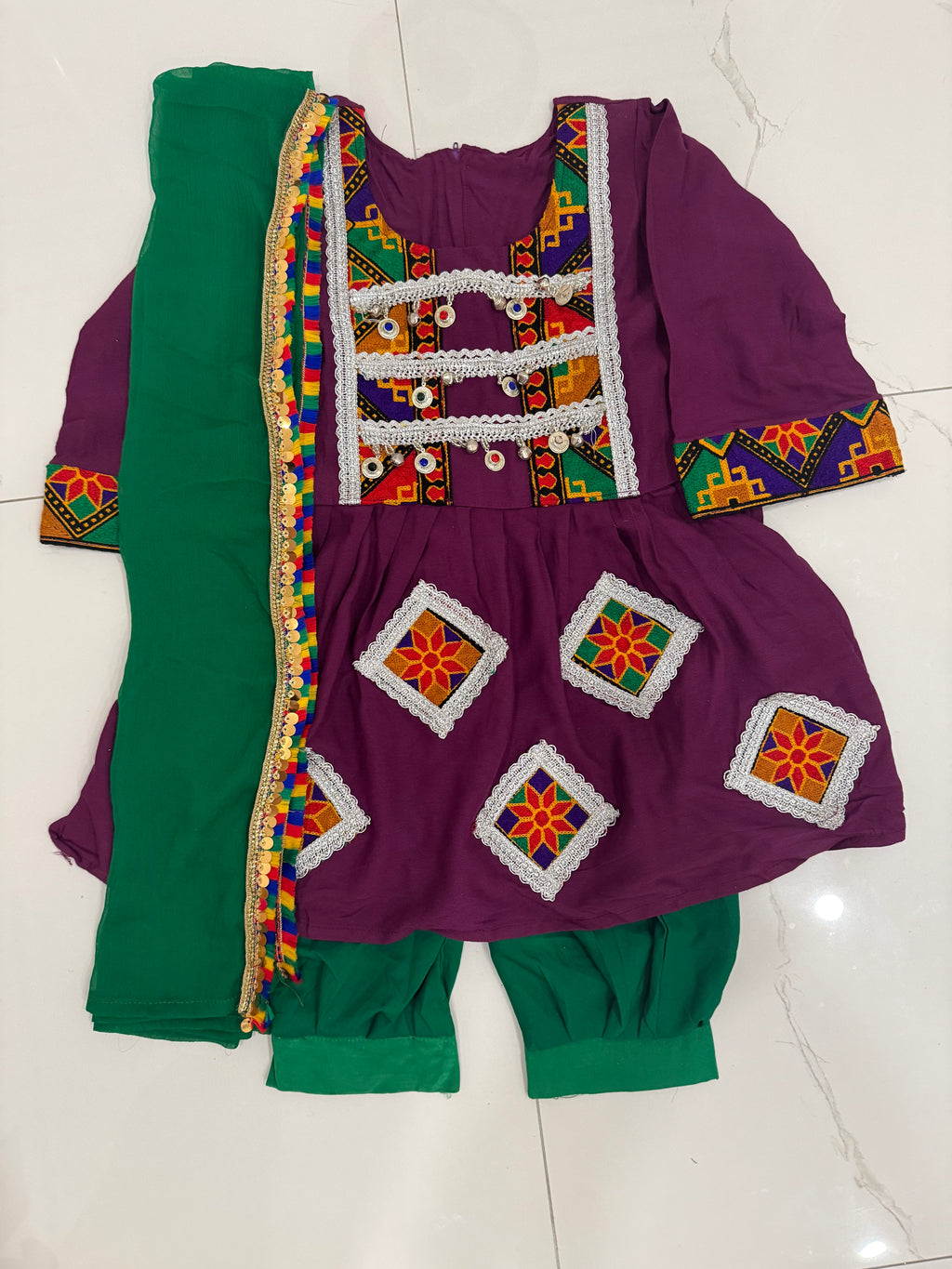 Toddler Afghan Kuchi Dress 3-4 yrs