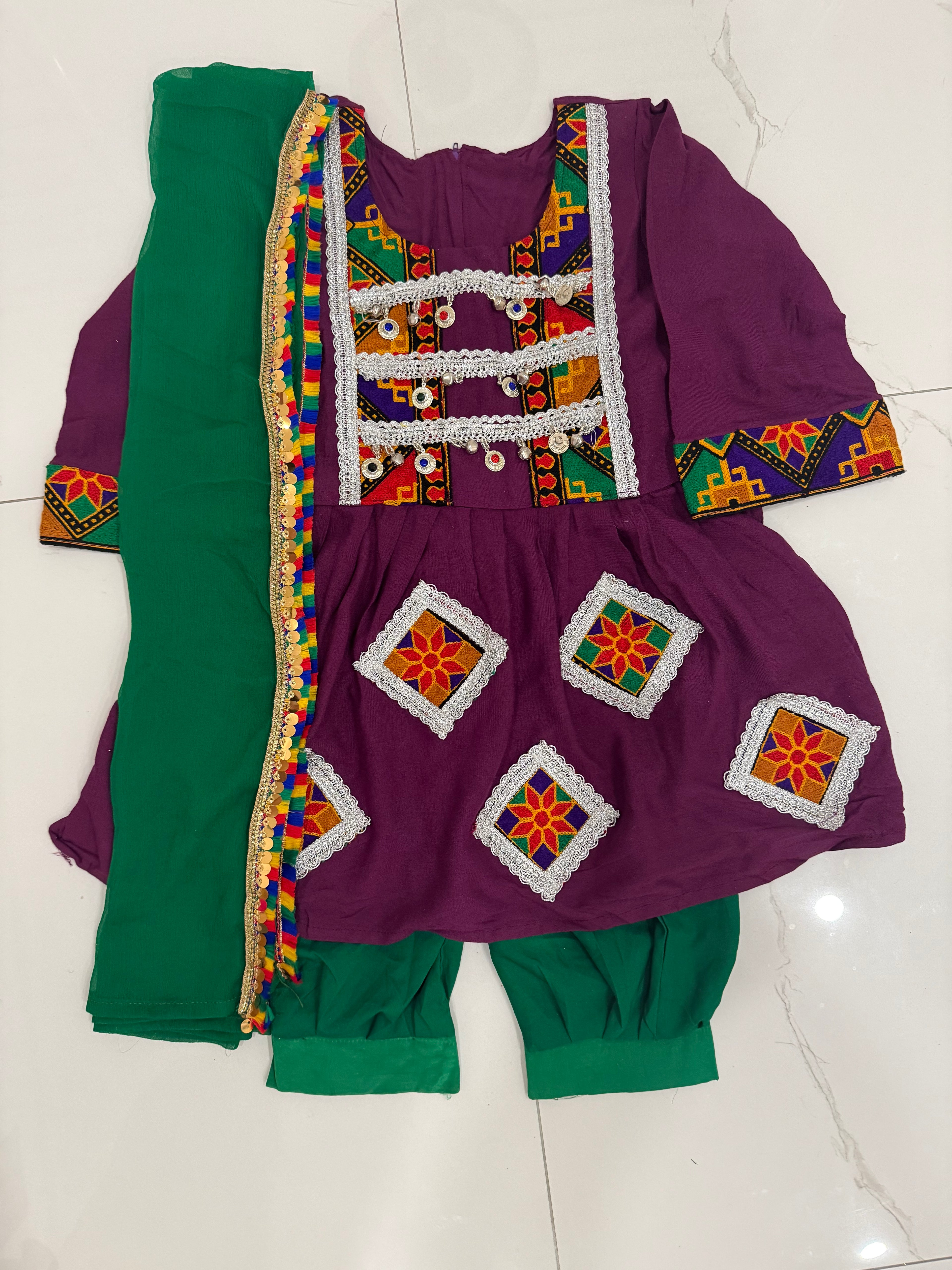 Toddler Afghan Kuchi Dress 3-4 yrs