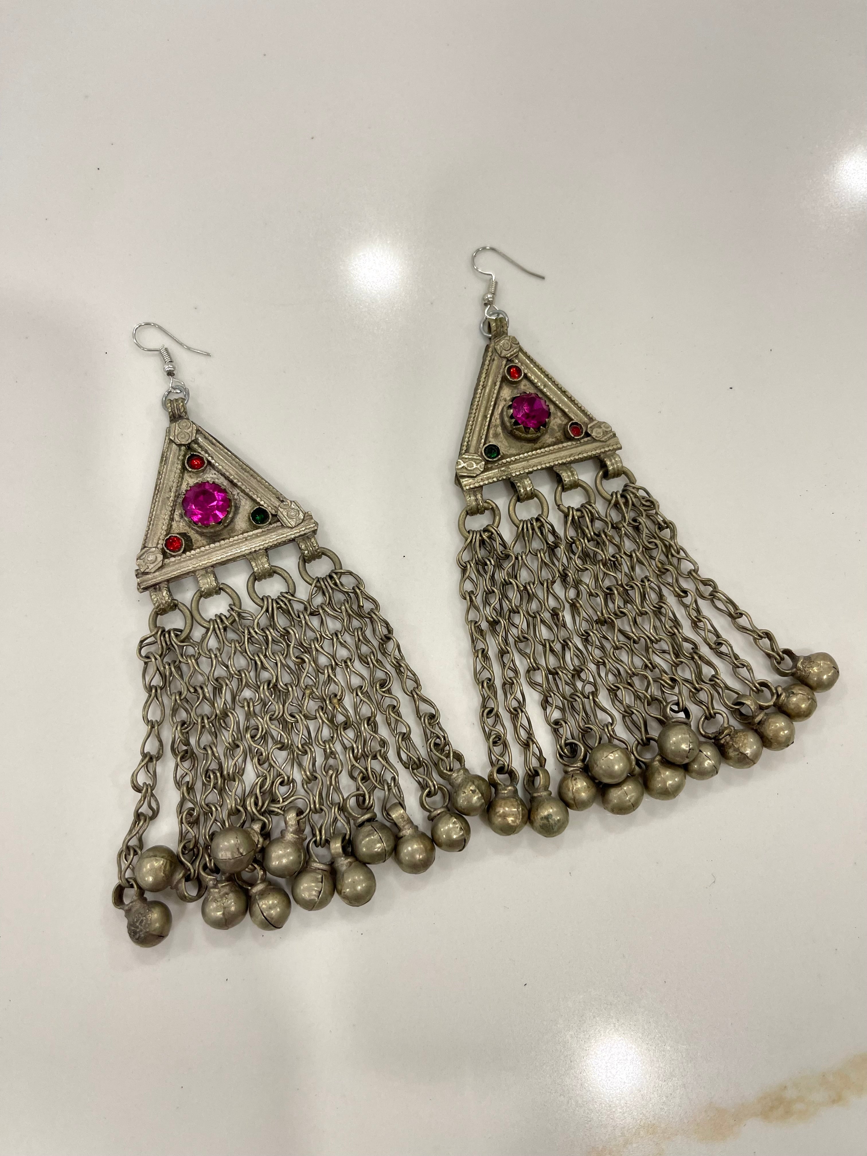 Afghan Tribal Antique Earrings