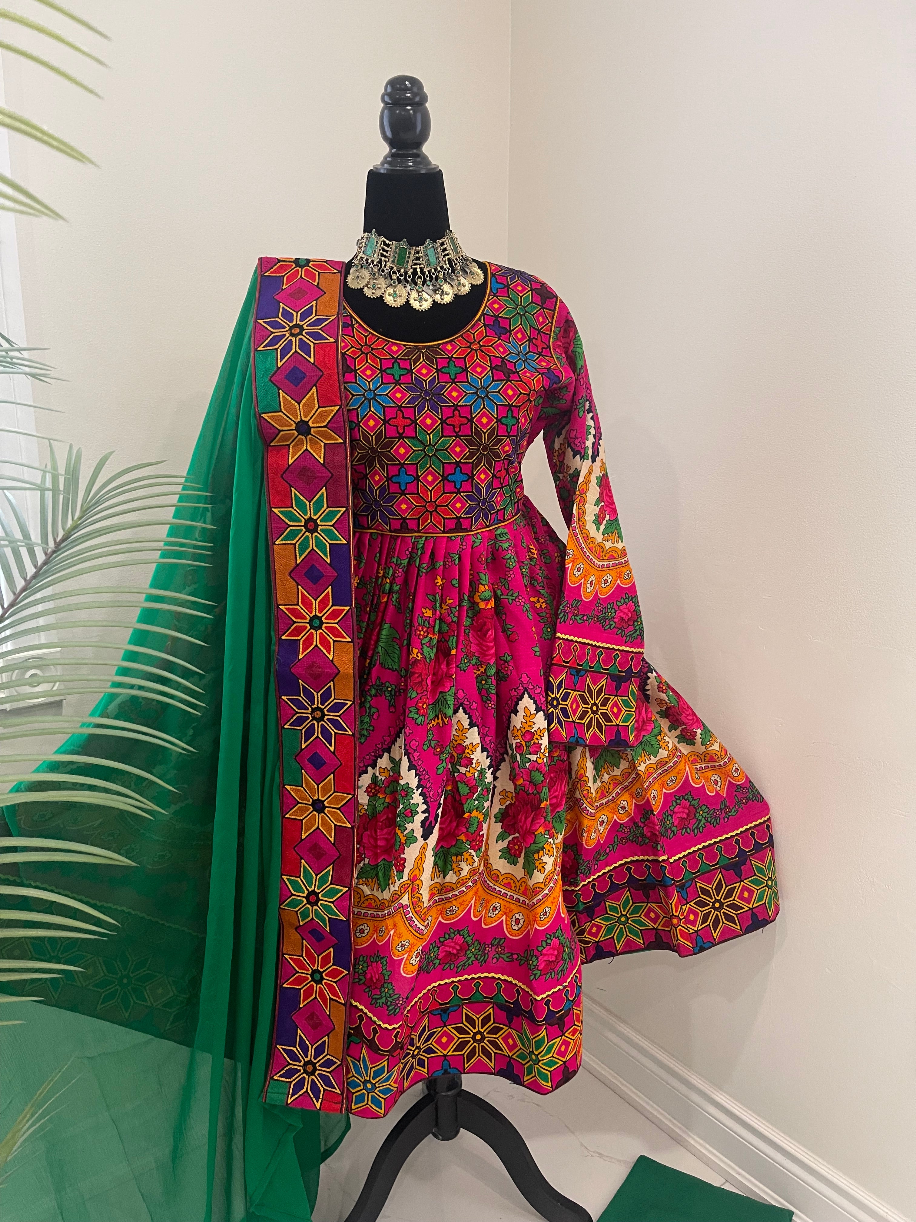 Wafaa Afghan Kuchi Dress 0553