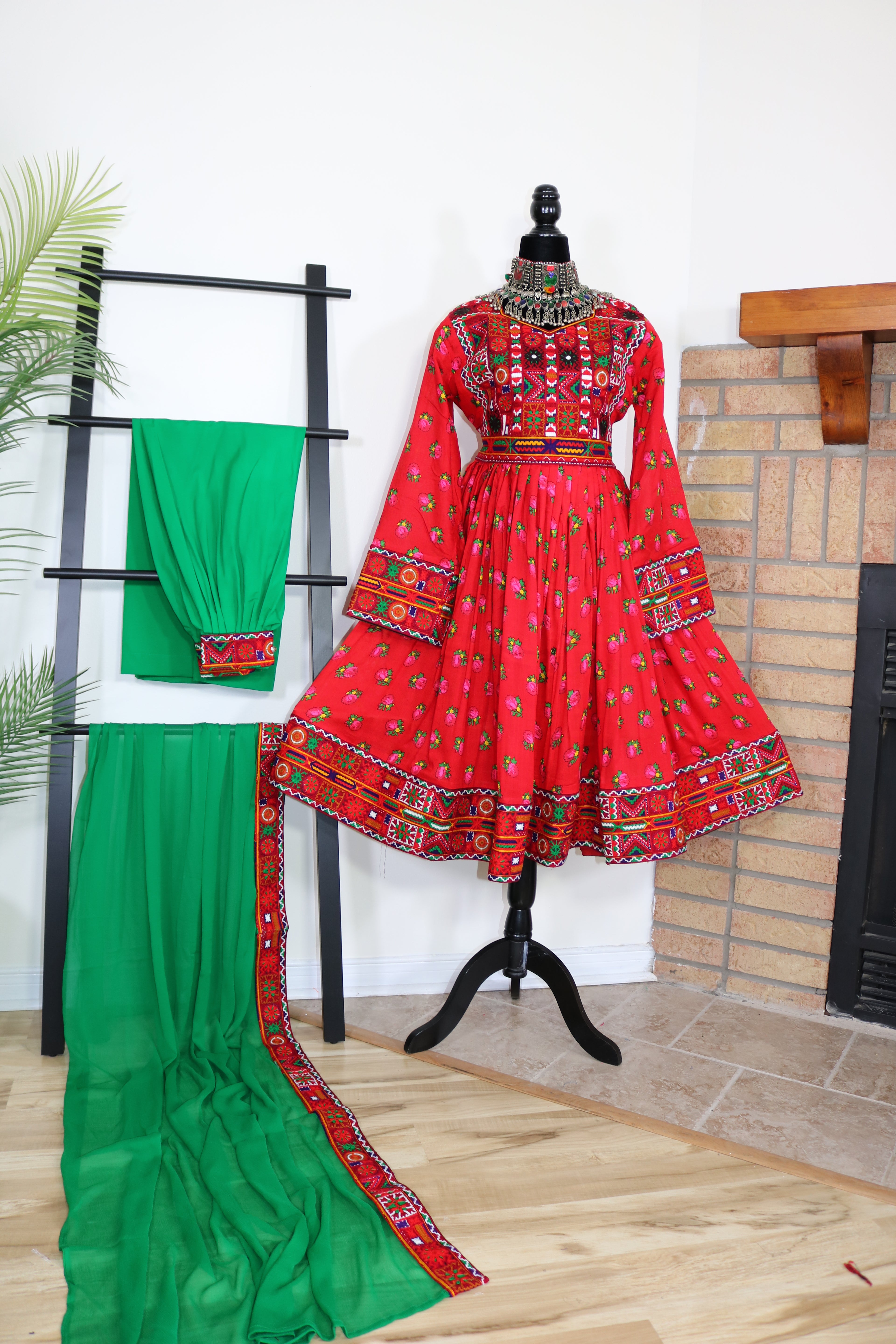 Wafaa Afghan Kuchi Dress 0566