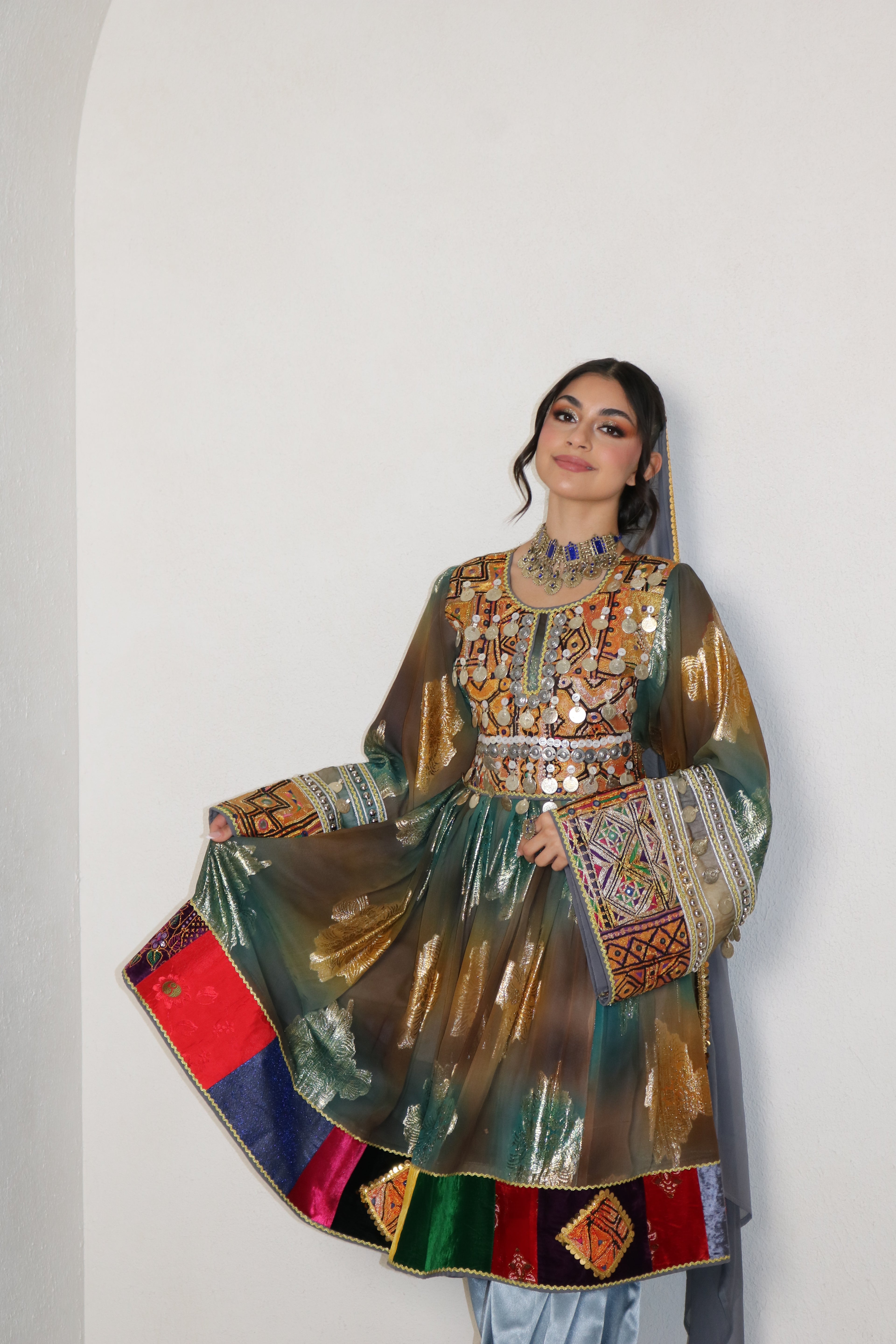Nazanin Afghan Kuchi Dress