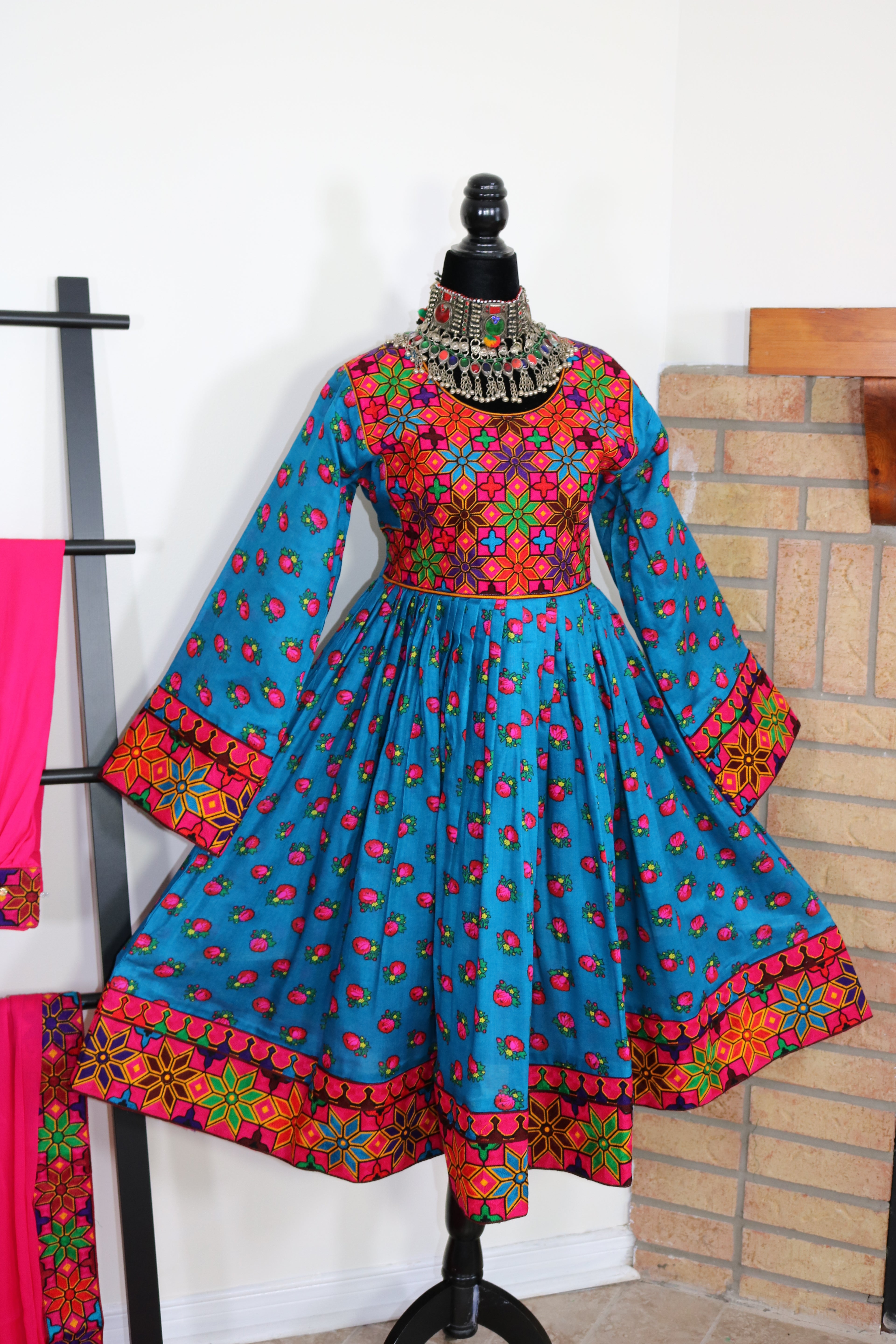 Wafaa Afghan Kuchi Dress 0564