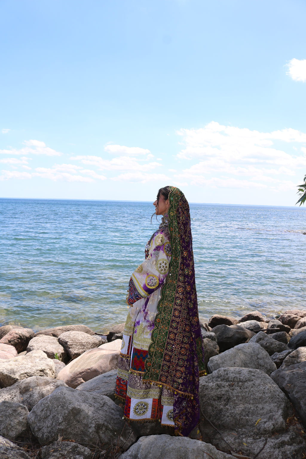 Afghan Kuchi Dress (purple)
