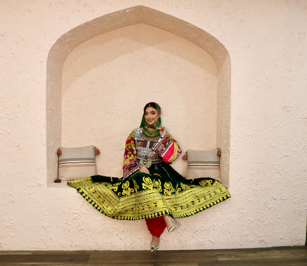 Farzaneh Afghan Kuchi Dress