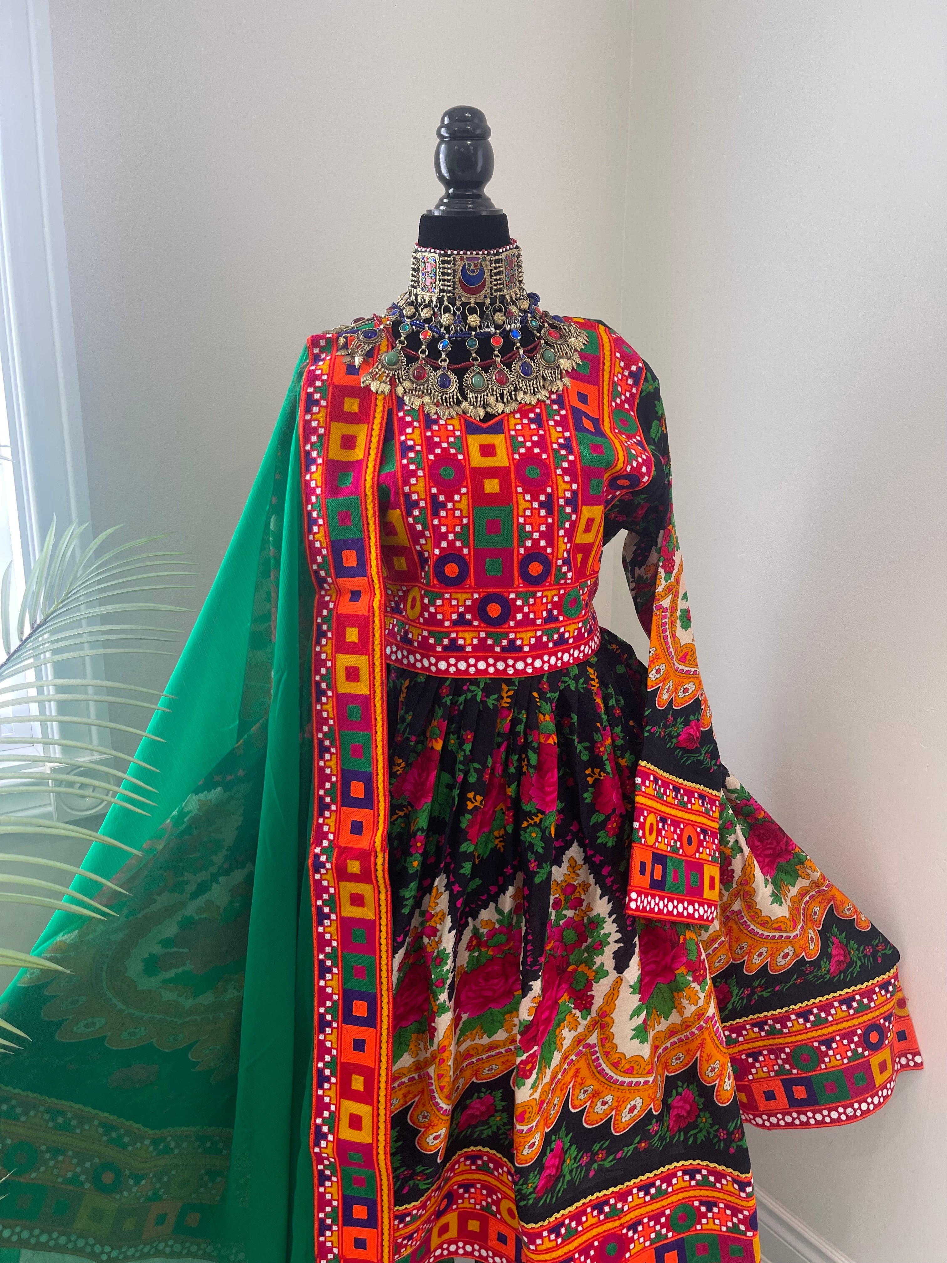 Wafaa Afghan Kuchi Dress 0513