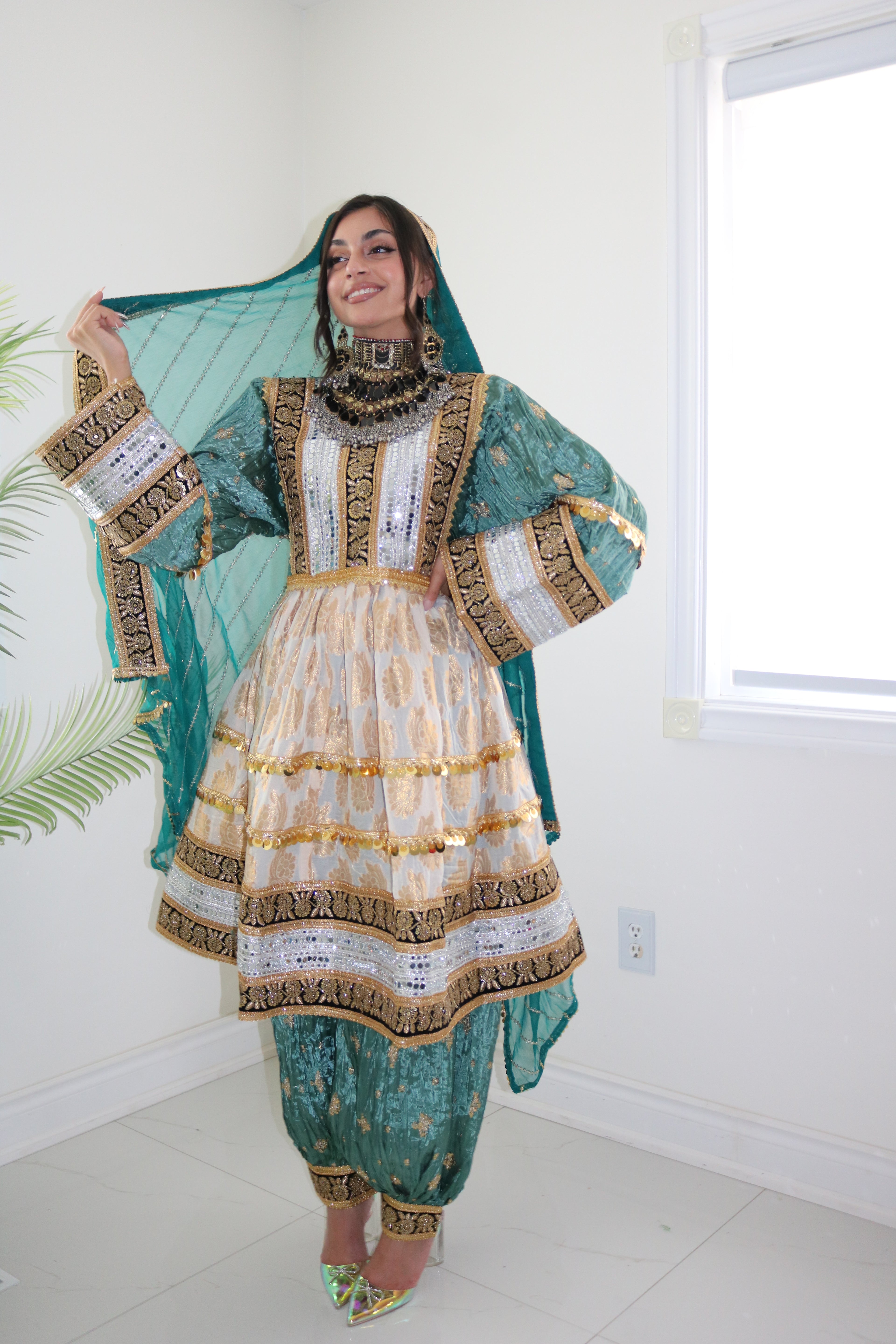 Afghan Kuchi Dress (blue)