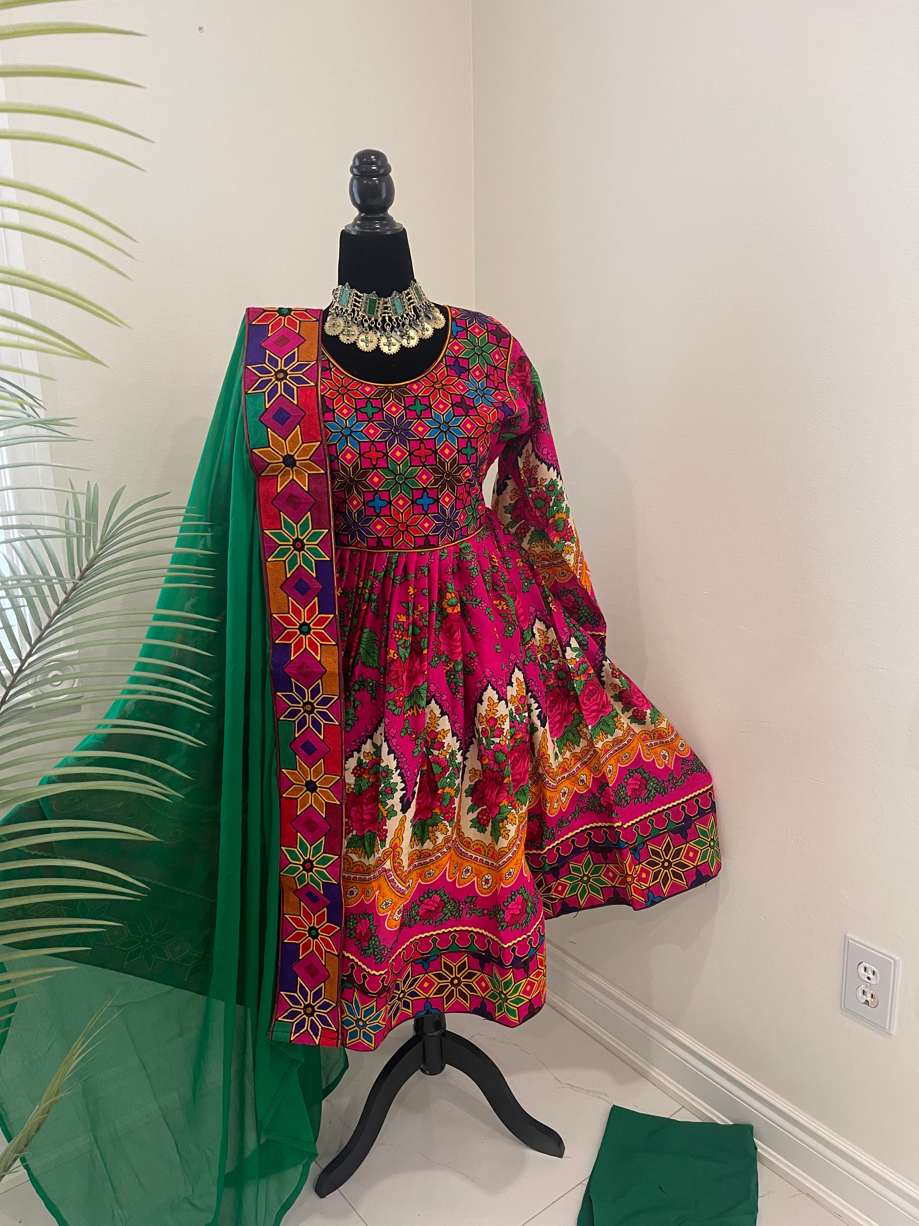 Wafaa Afghan Kuchi Dress 0553