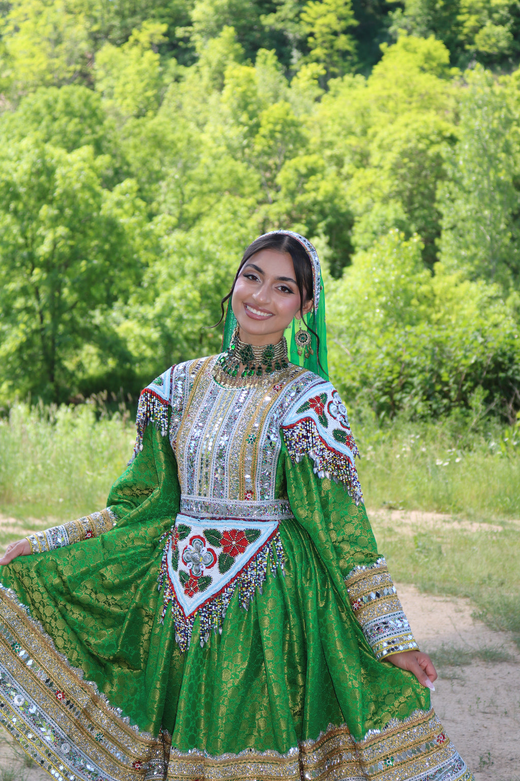 Aliya Afghan Kuchi Dress