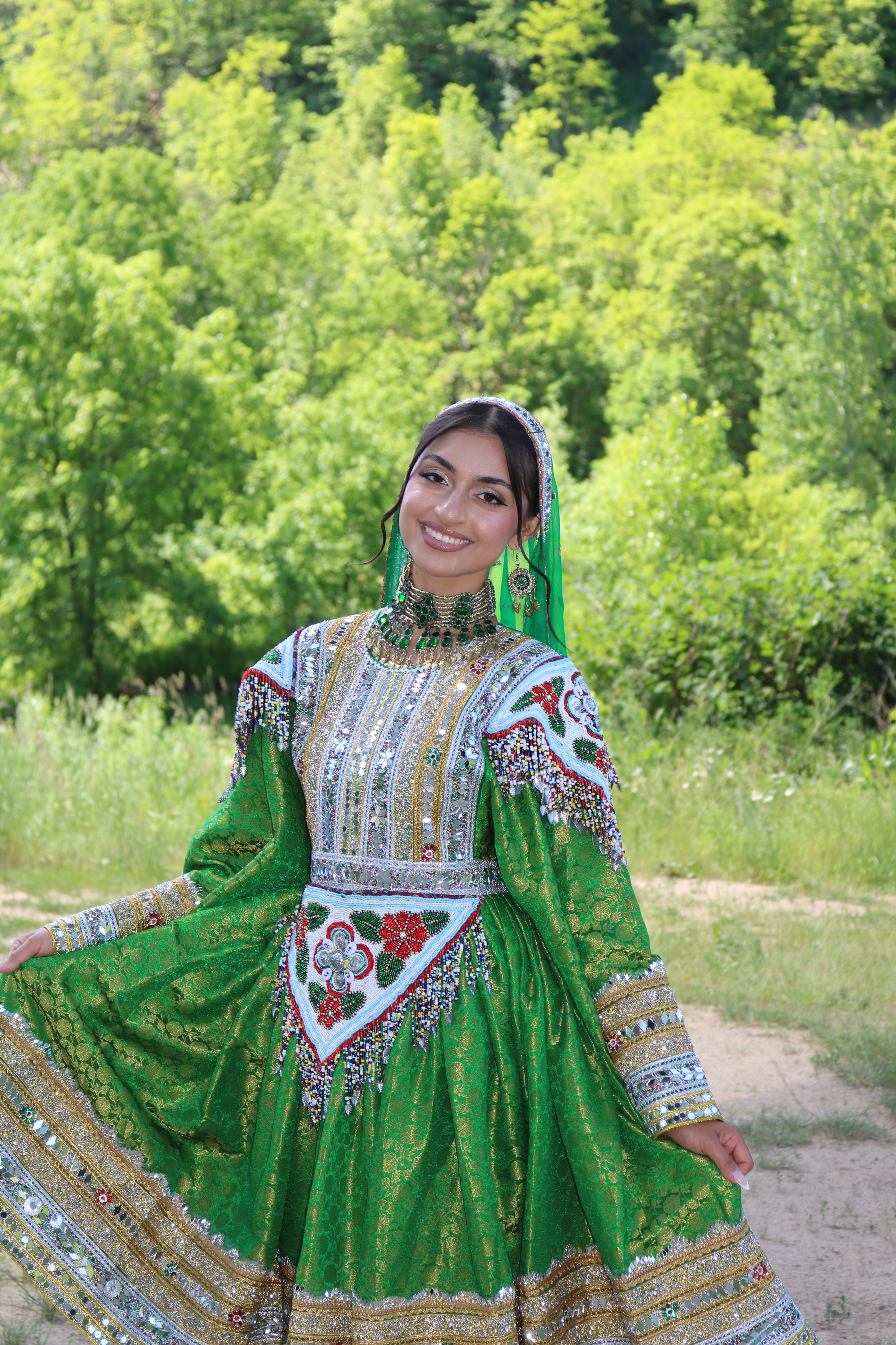 Aliya Afghan Kuchi Dress