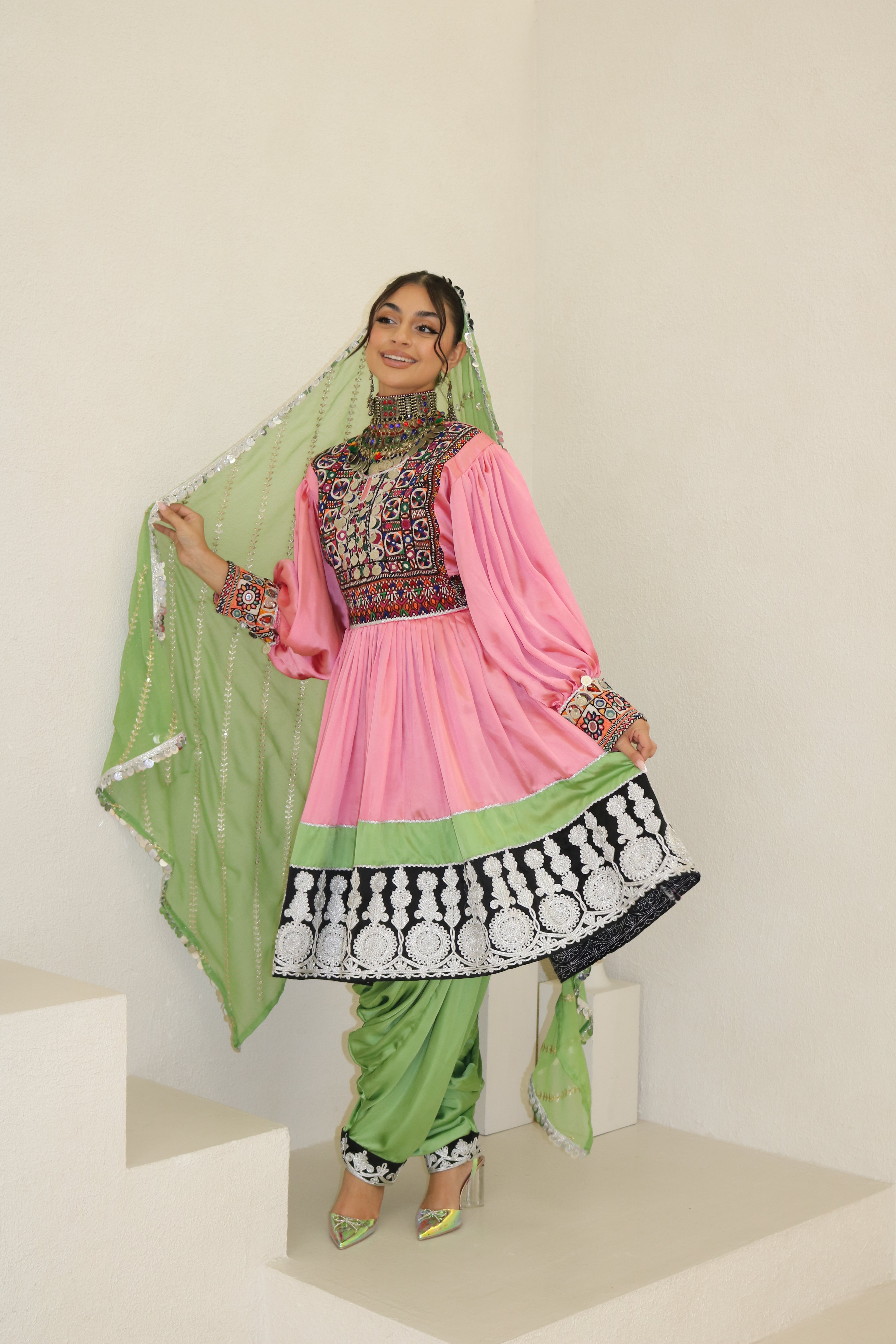 Latifa Afghan Kuchi Dress