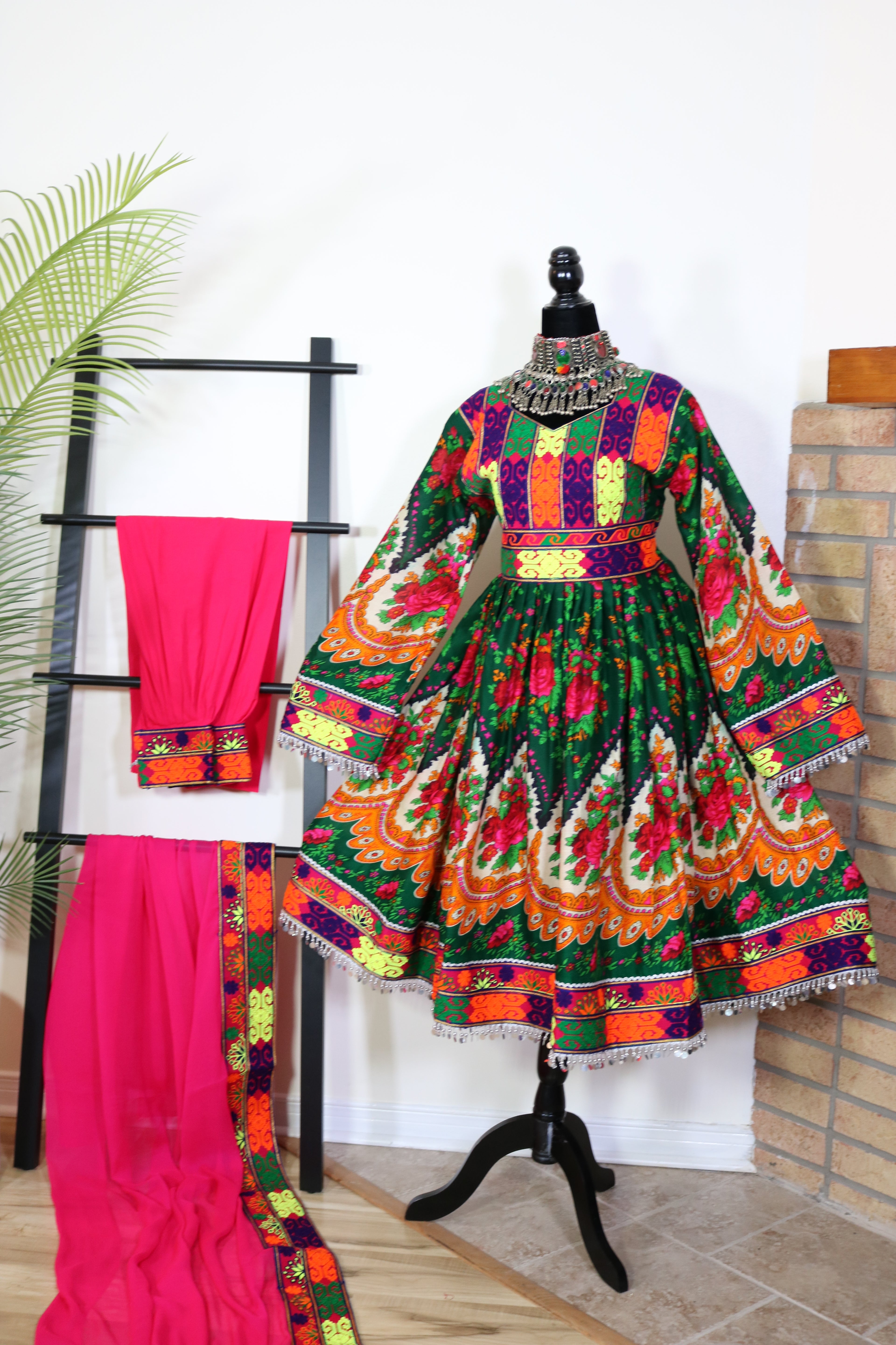 Wafaa Afghan Kuchi Dress 0563