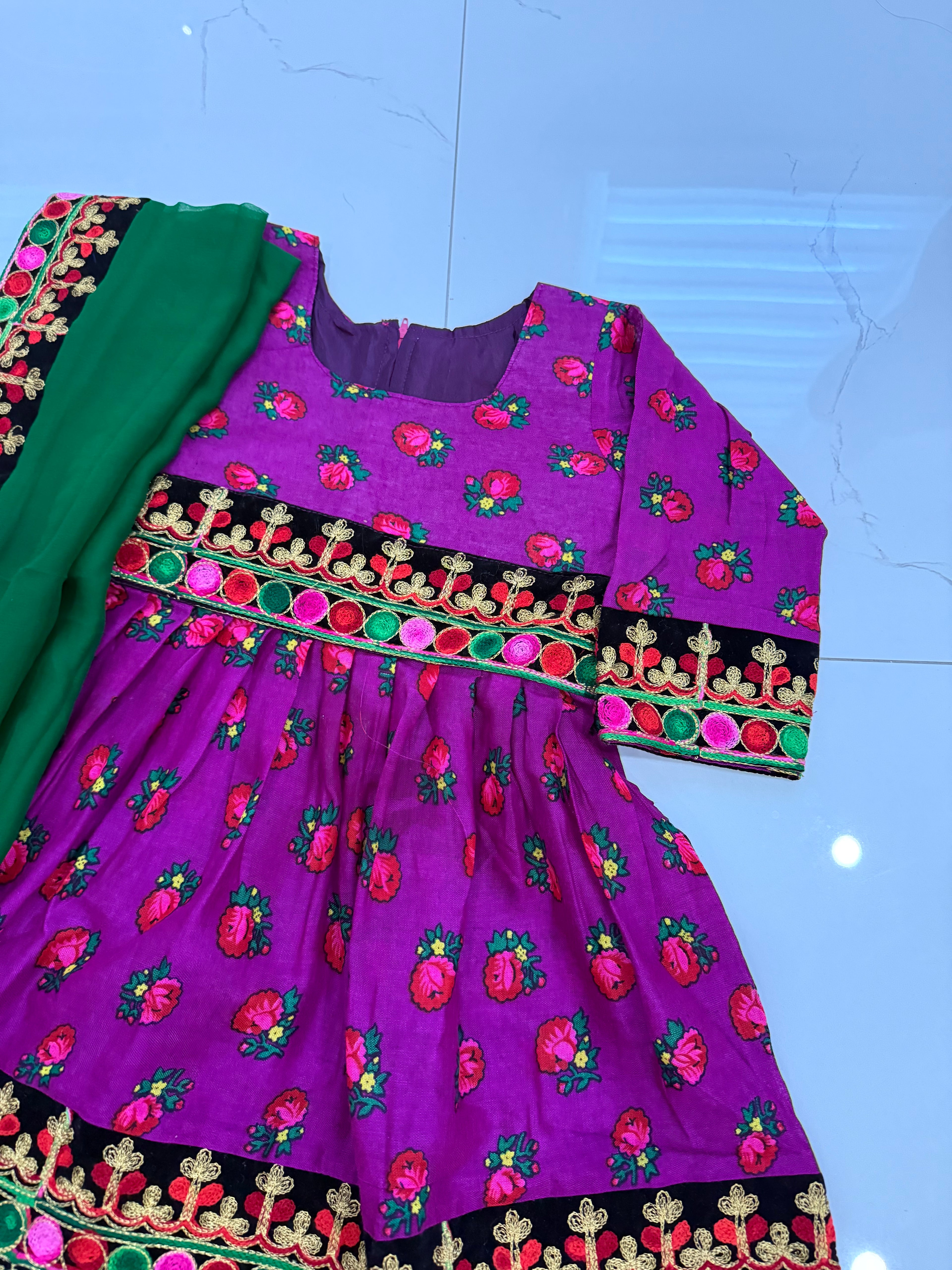 Toddler Afghan Kuchi Dress 3 yrs
