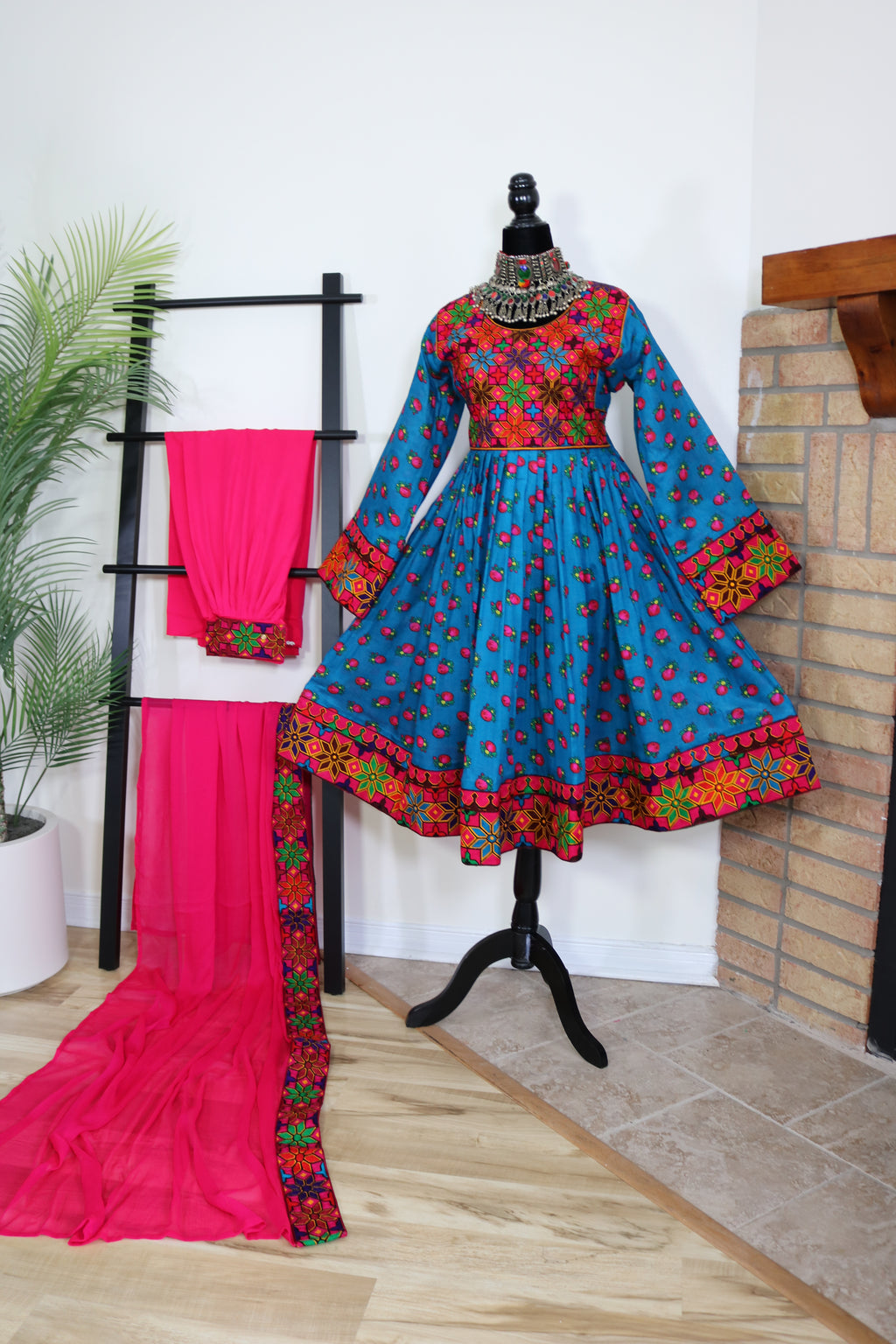 Wafaa Afghan Kuchi Dress 0564