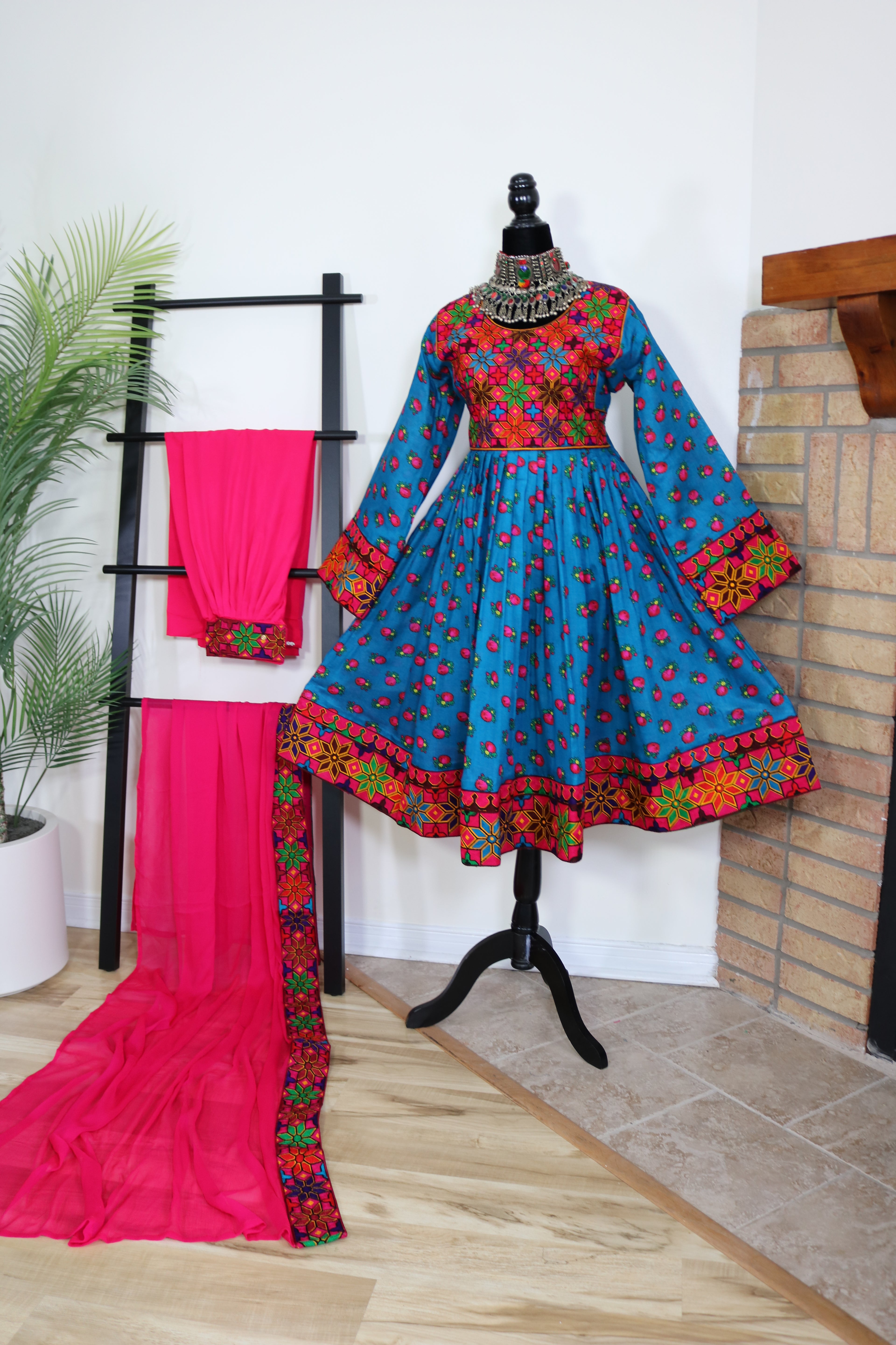 Wafaa Afghan Kuchi Dress 0564