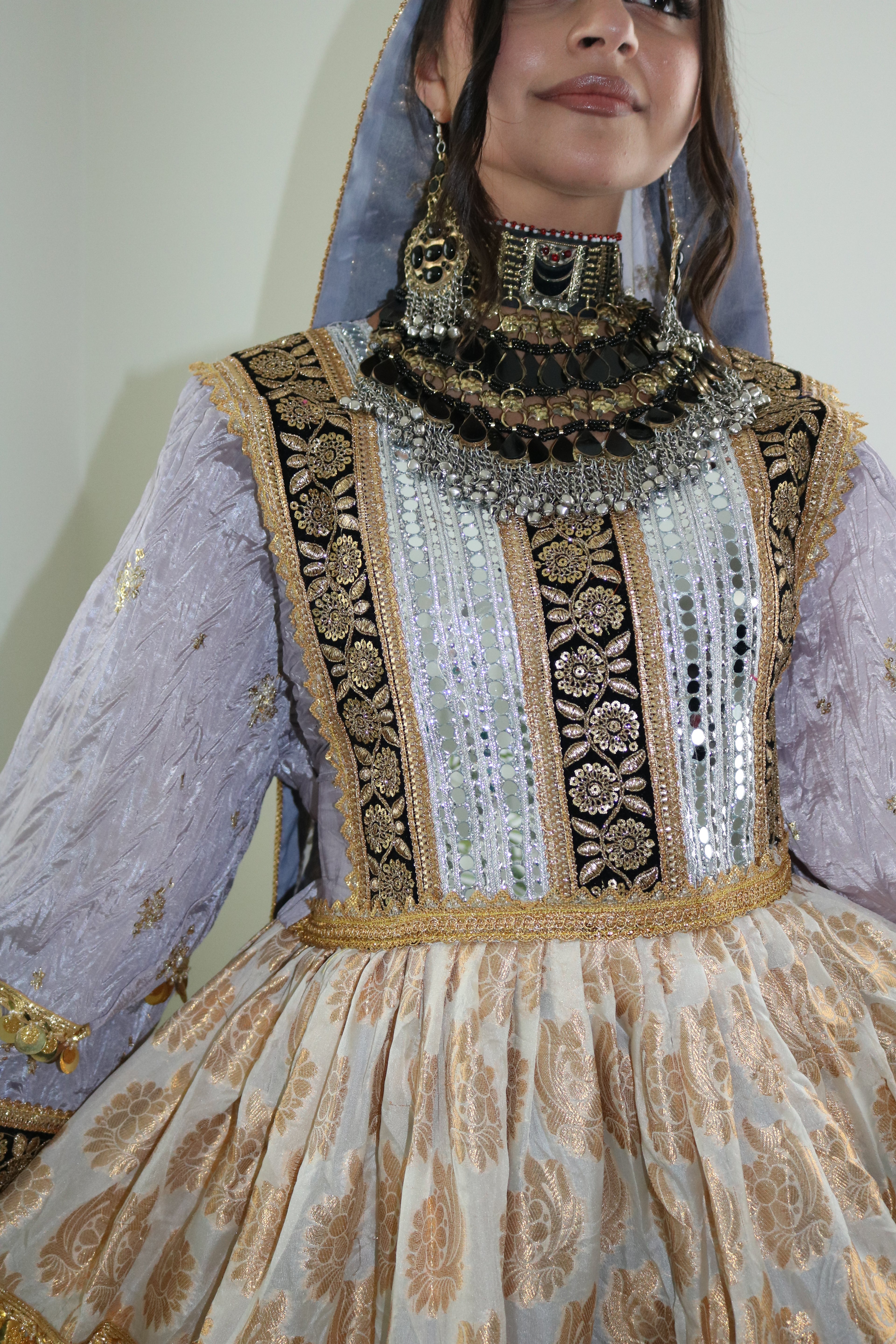 Afghan Kuchi Dress (lilac)