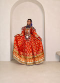 Mursal Afghan Kuchi Dress (orange)