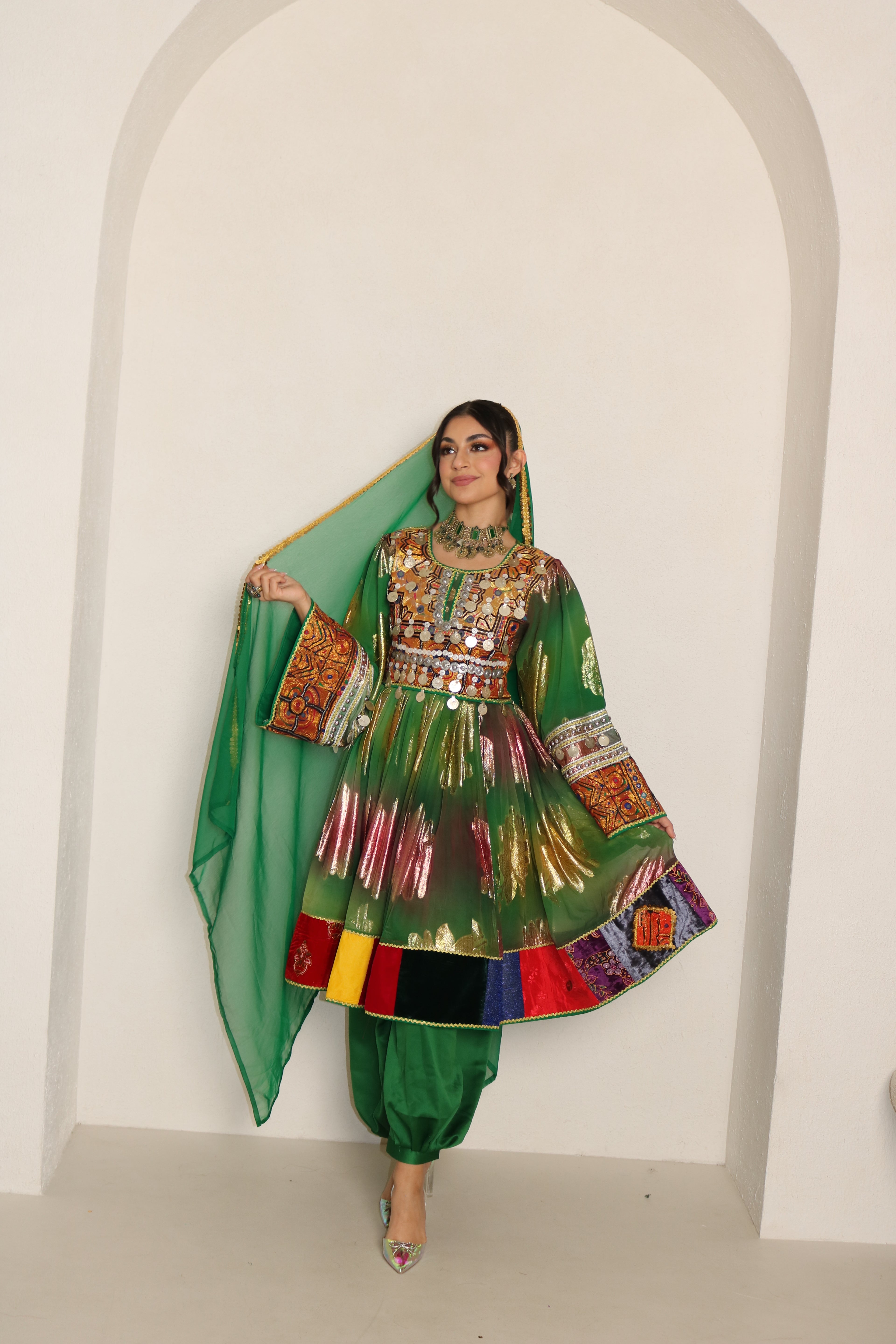 Nazanin Afghan Kuchi Dress