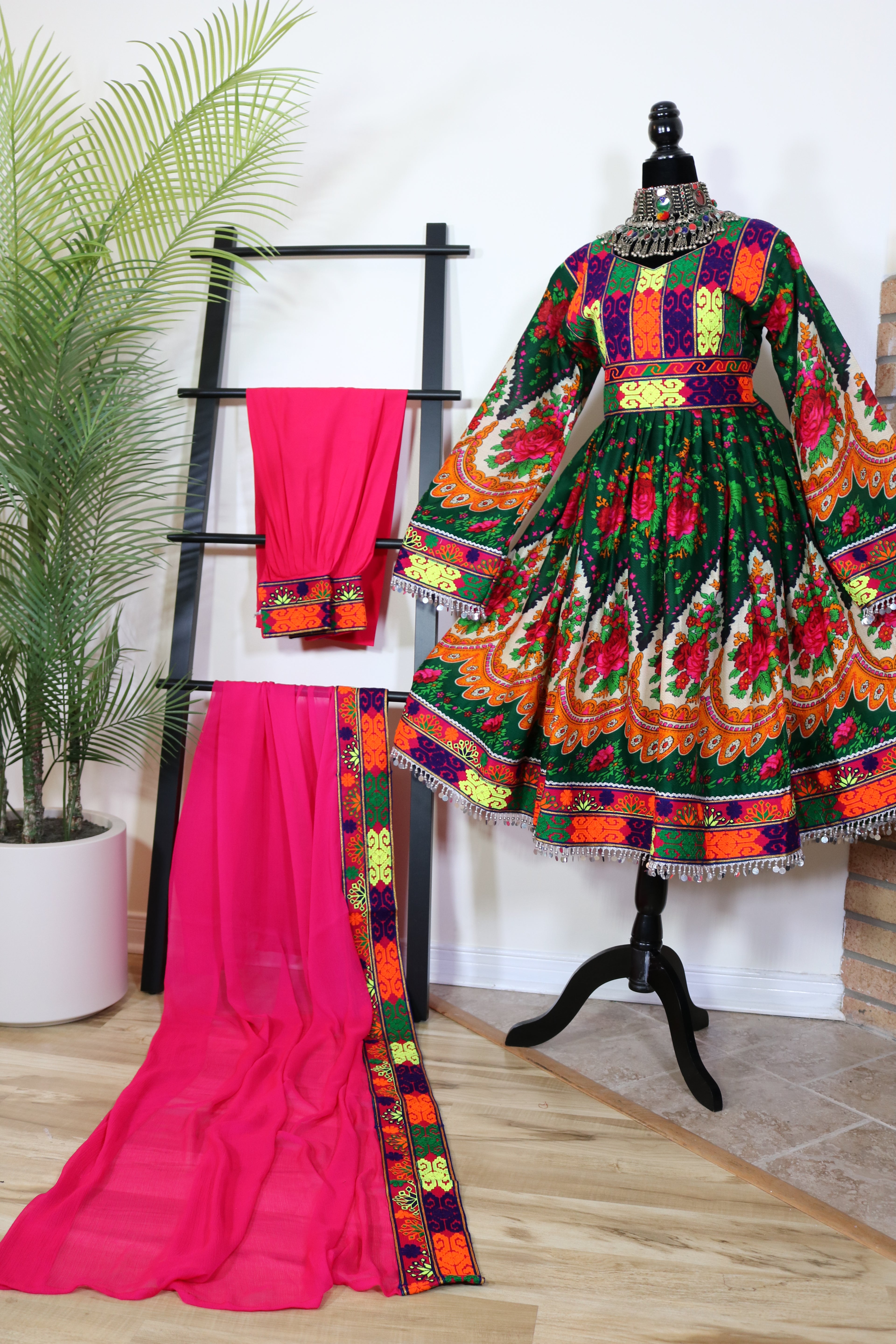 Wafaa Afghan Kuchi Dress 0563