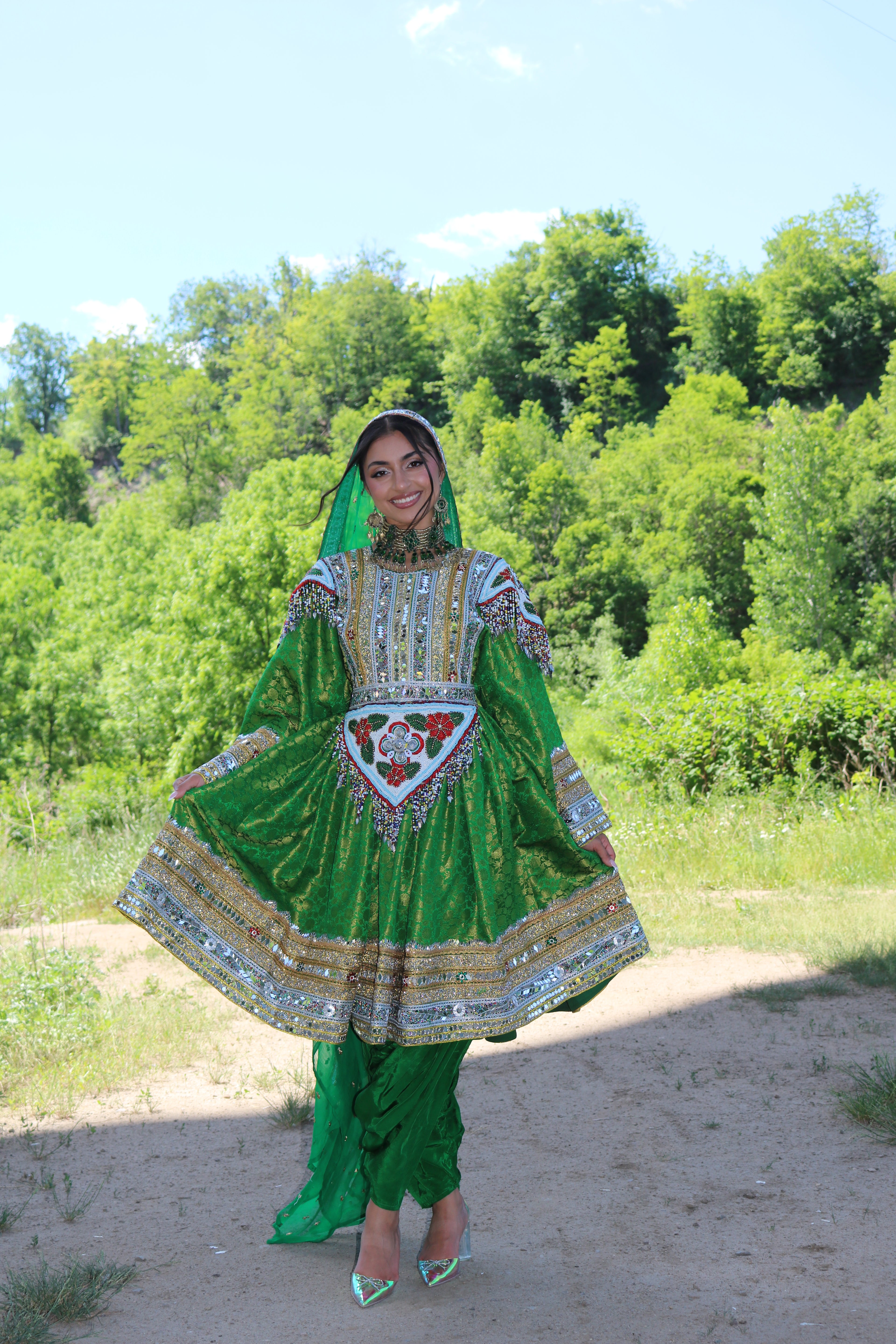 Aliya Afghan Kuchi Dress