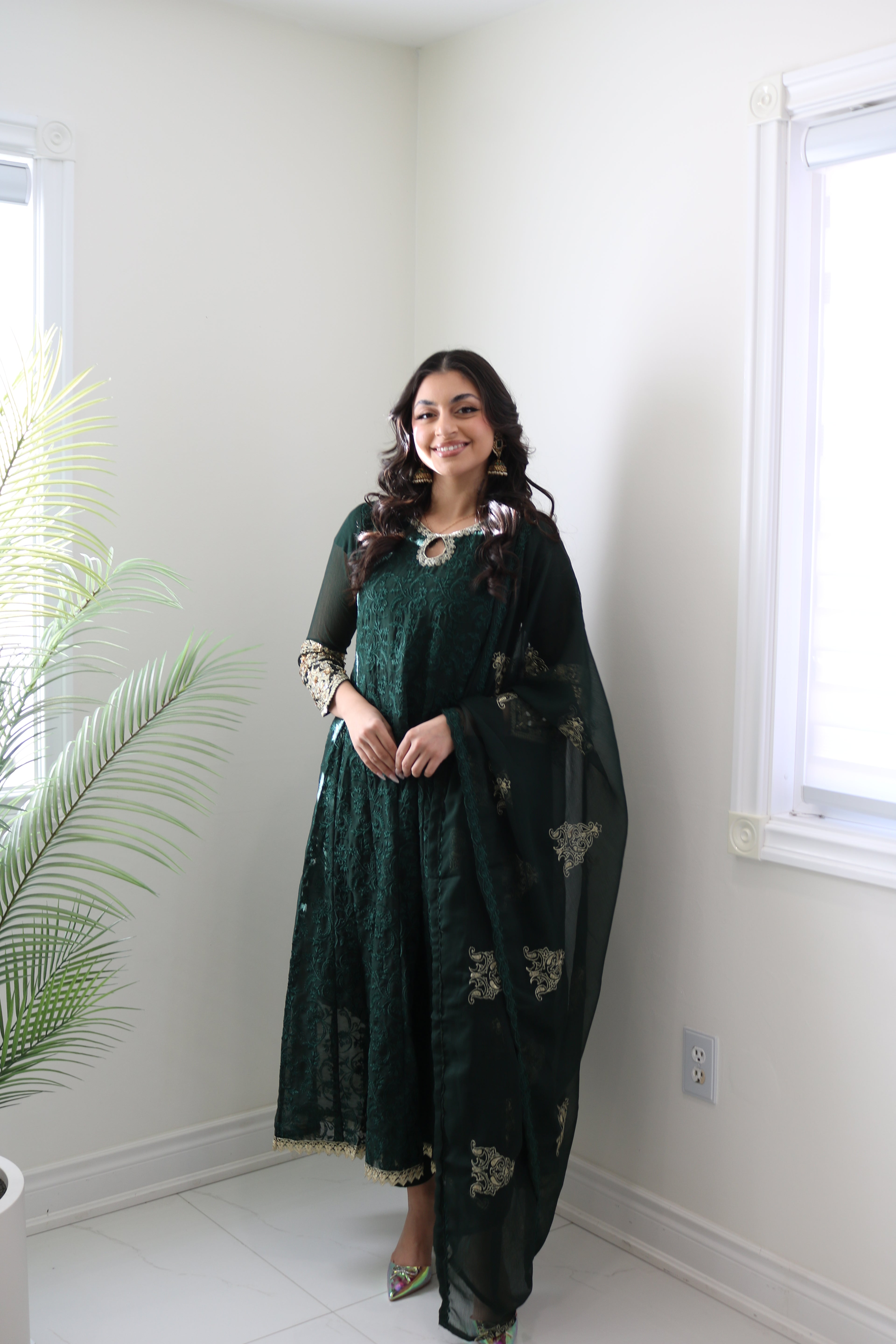 Green Kameez Salwar suit