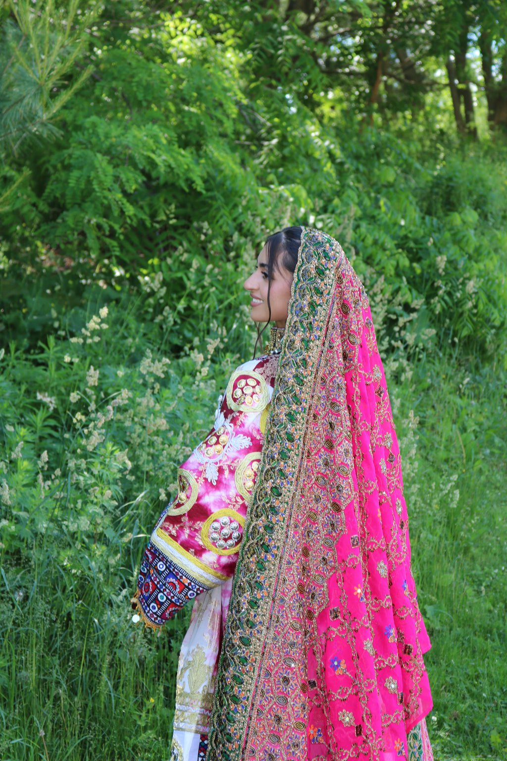 Afghan Kuchi Dress (pink)