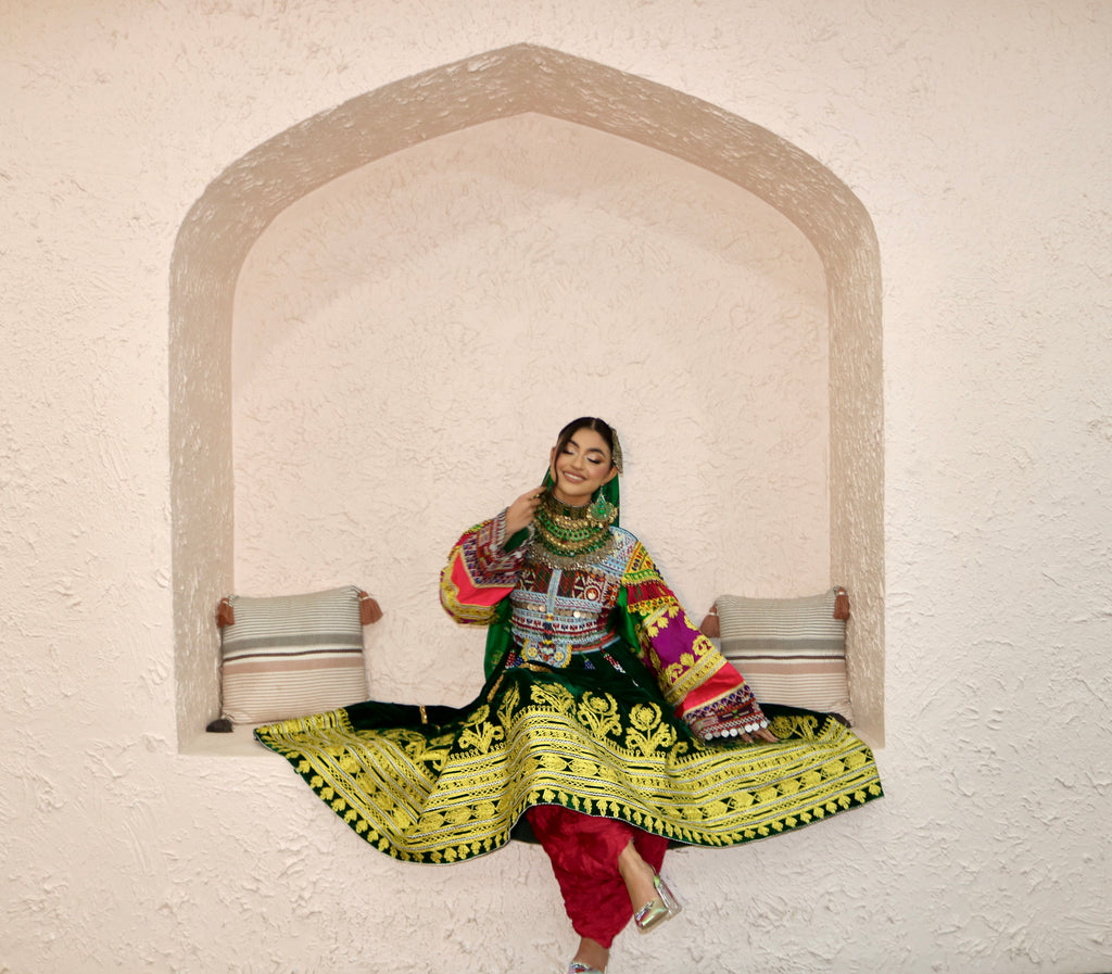 Farzaneh Afghan Kuchi Dress