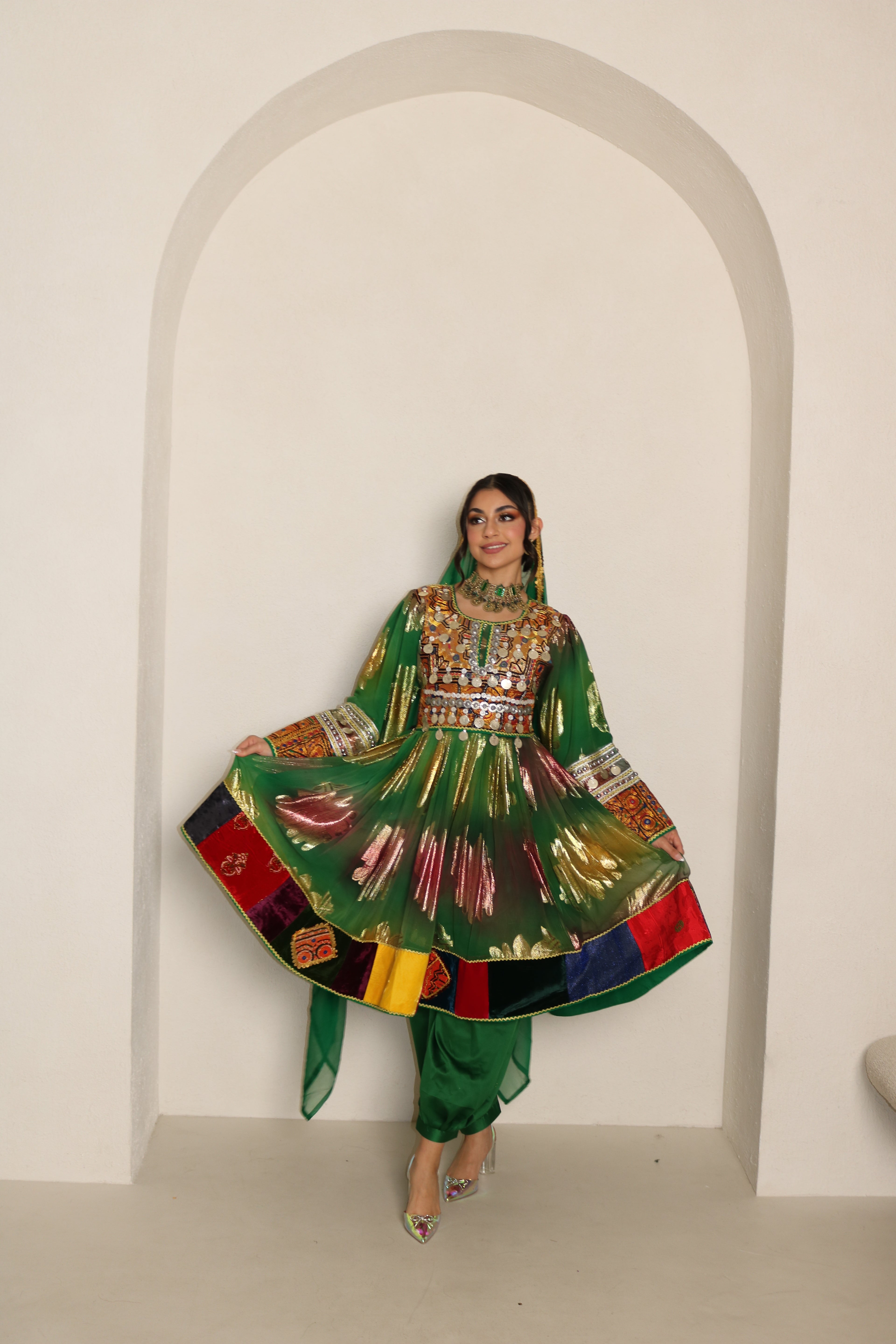 Nazanin Afghan Kuchi Dress