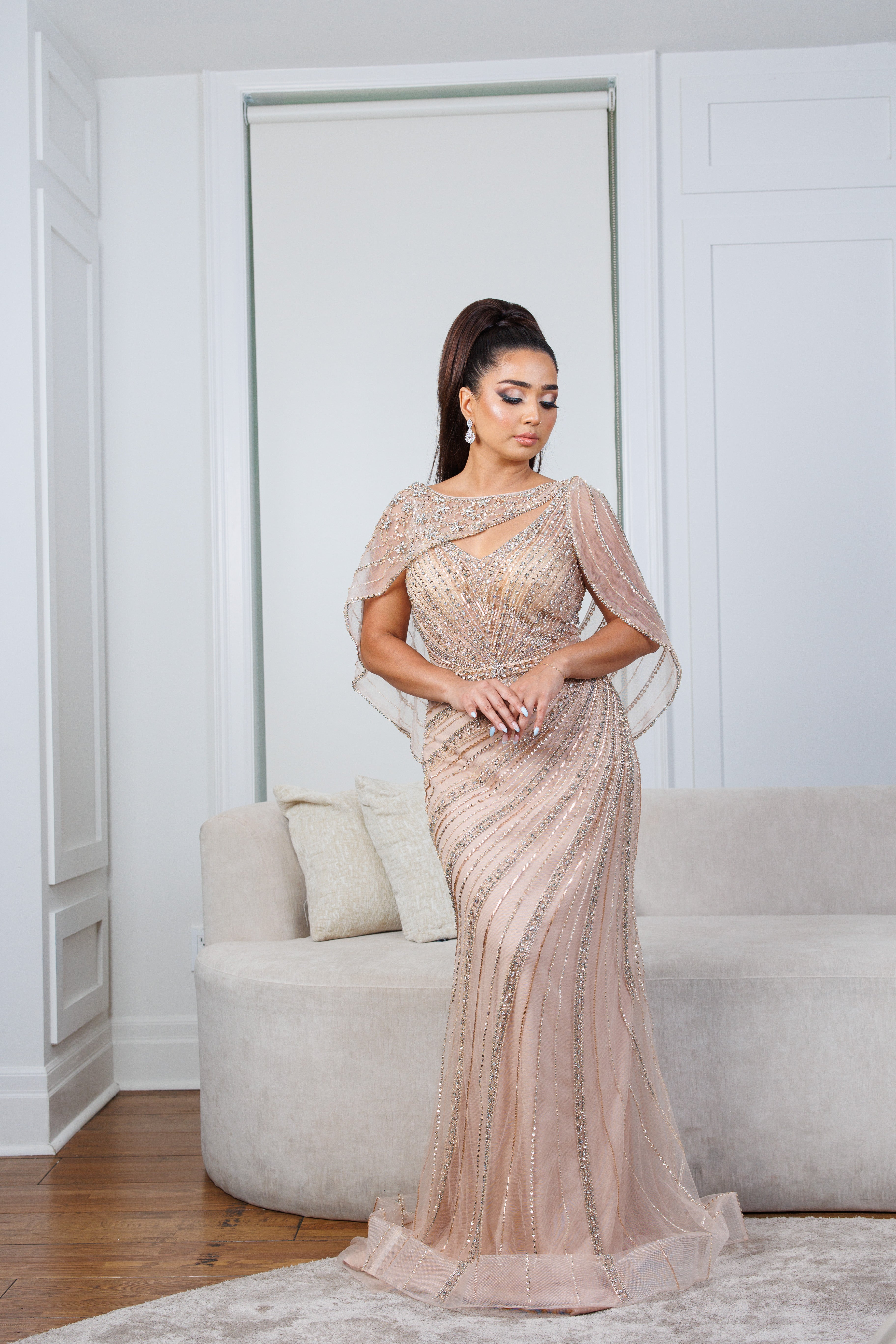 Beaded Evening Dress
