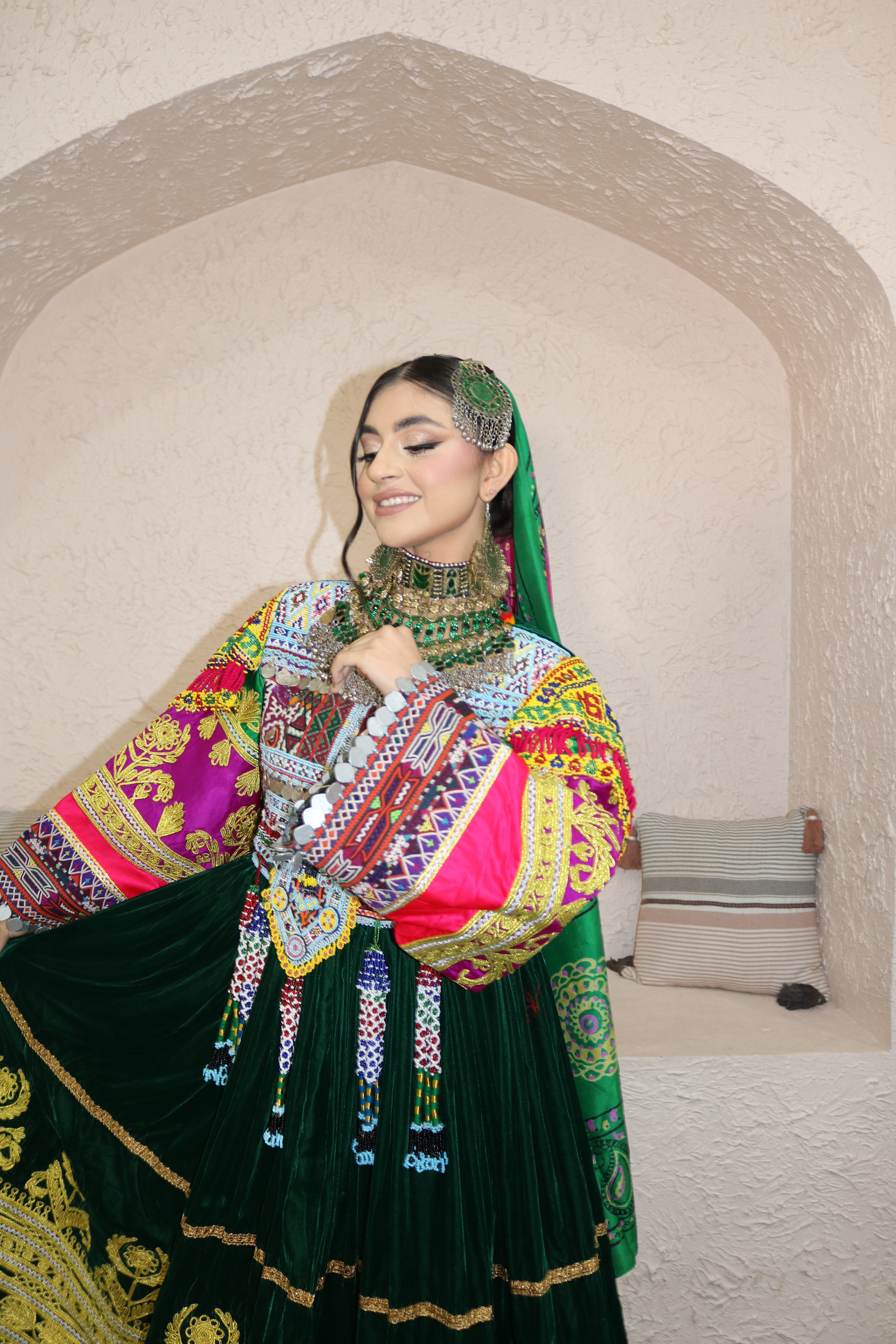 Farzaneh Afghan Kuchi Dress