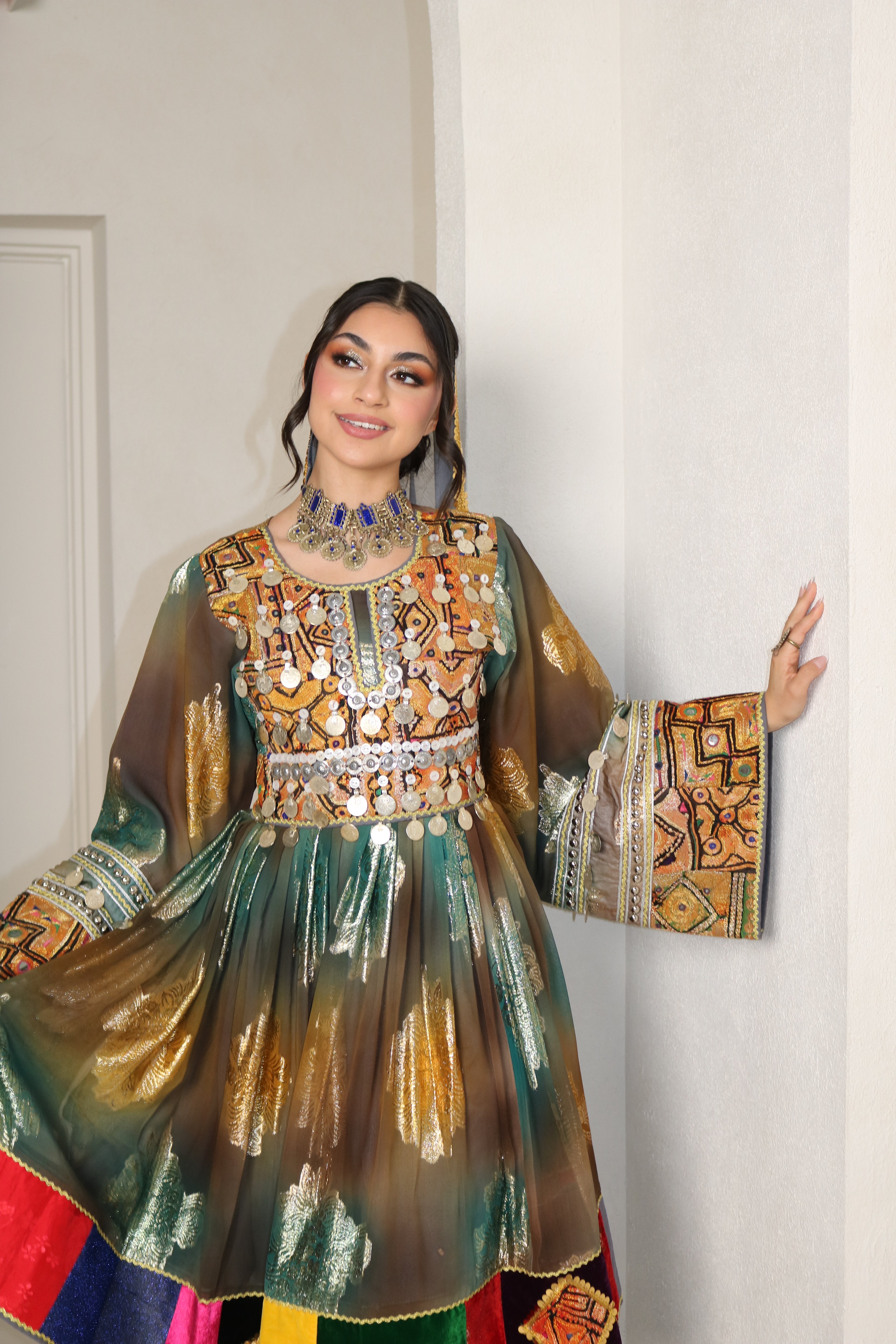 Nazanin Afghan Kuchi Dress