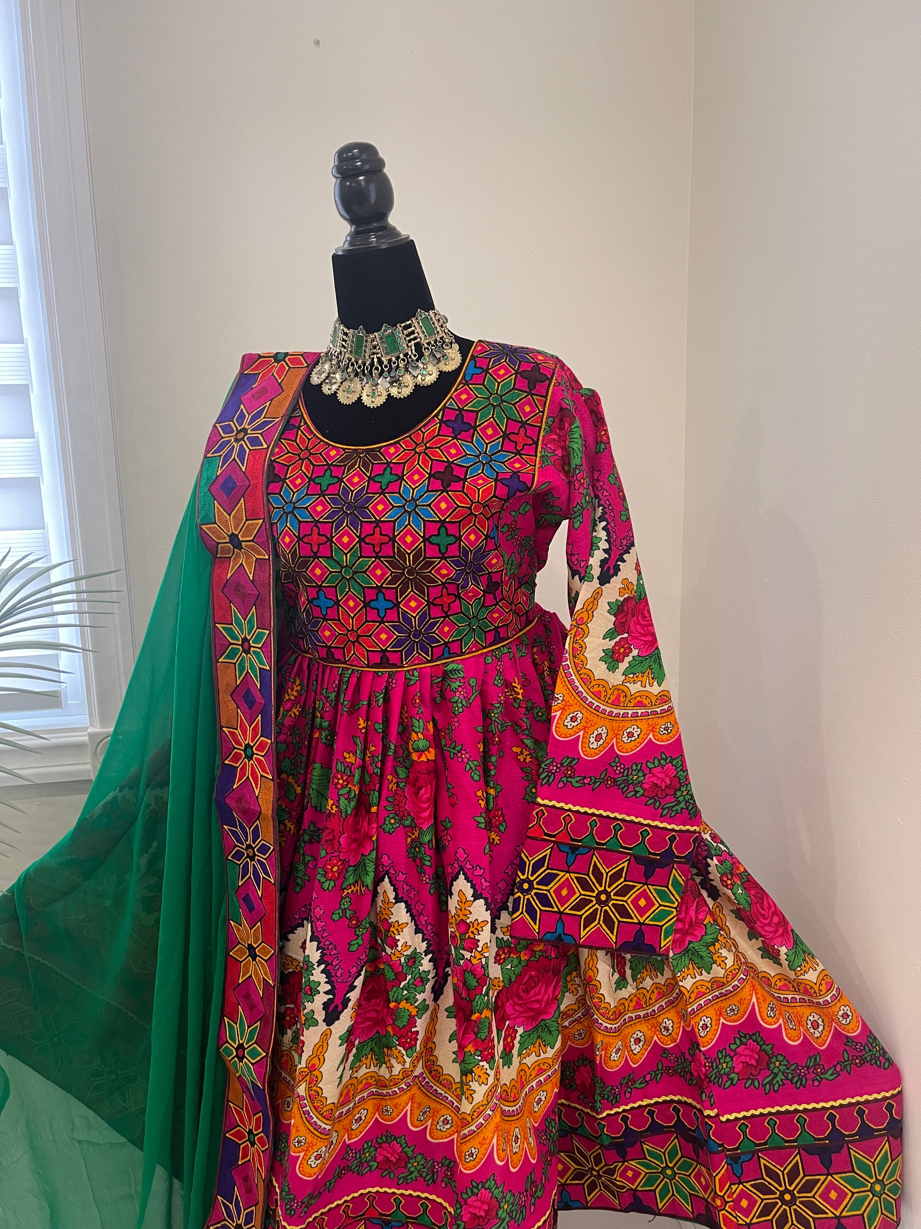 Wafaa Afghan Kuchi Dress 0553
