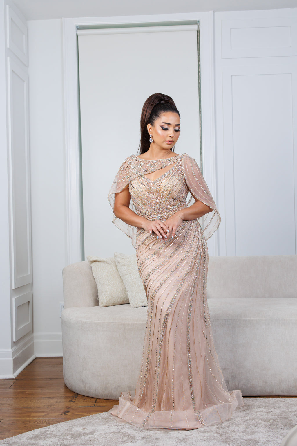 Beaded Evening Dress