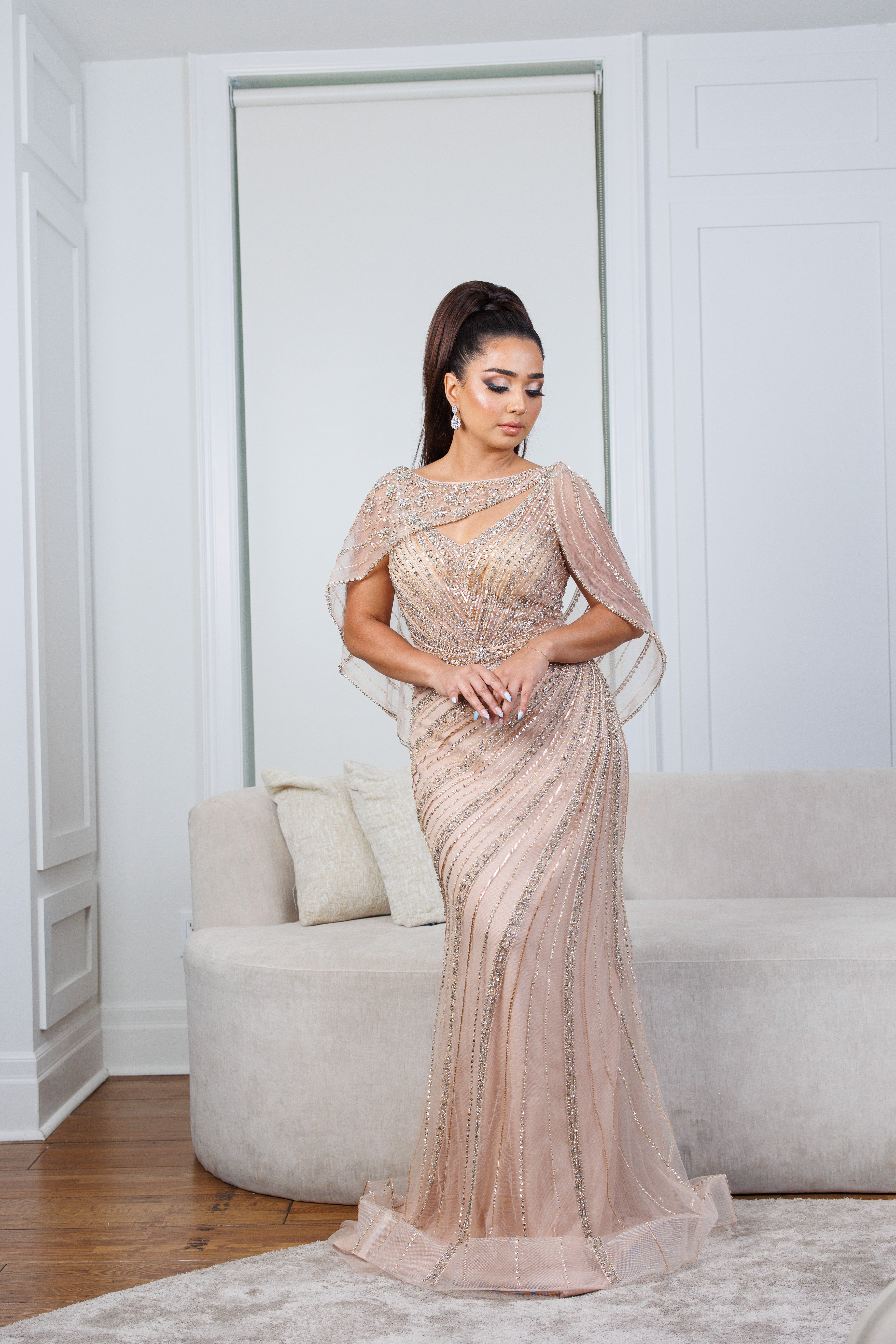Beaded Evening Dress