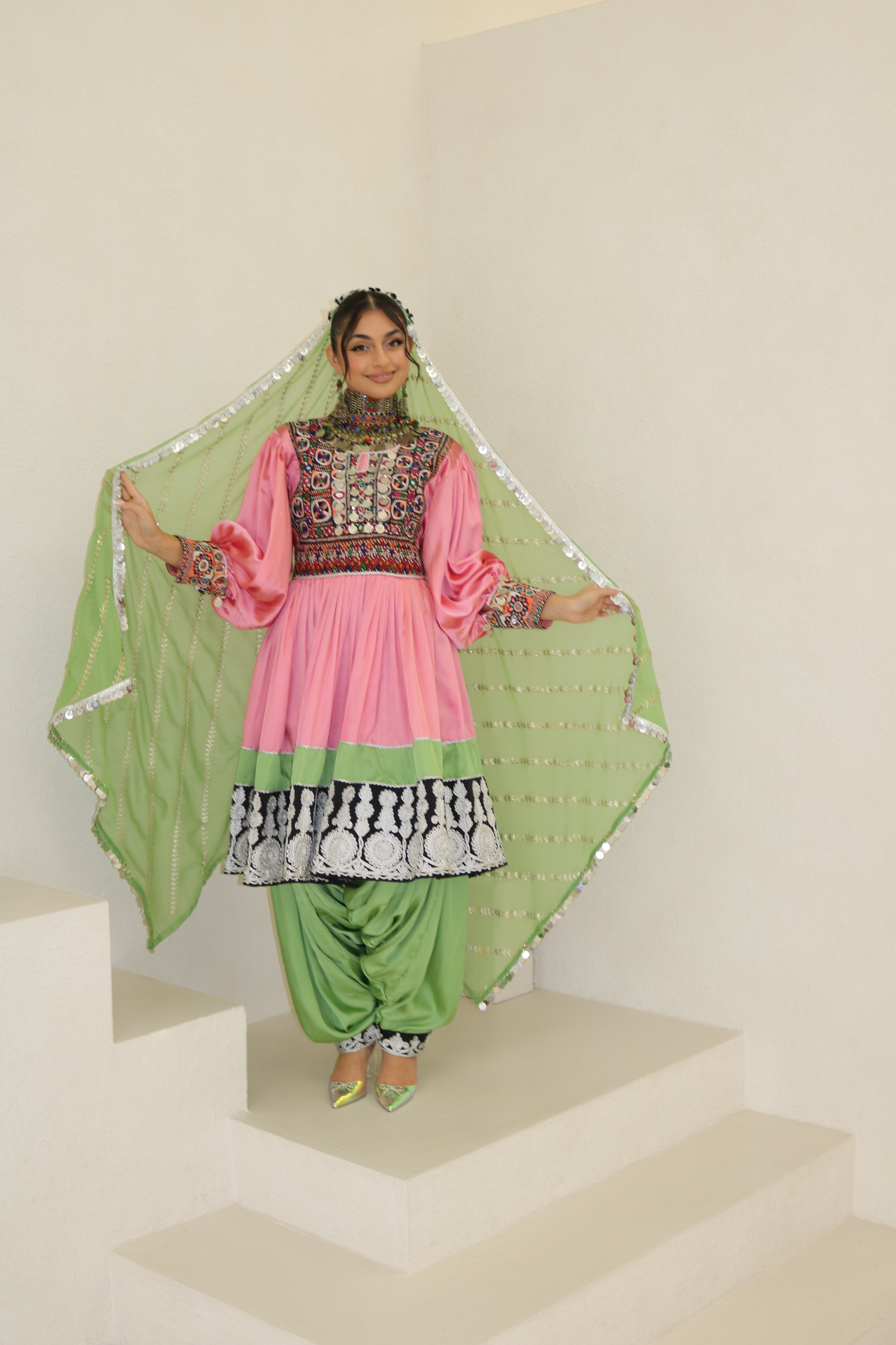 Latifa Afghan Kuchi Dress