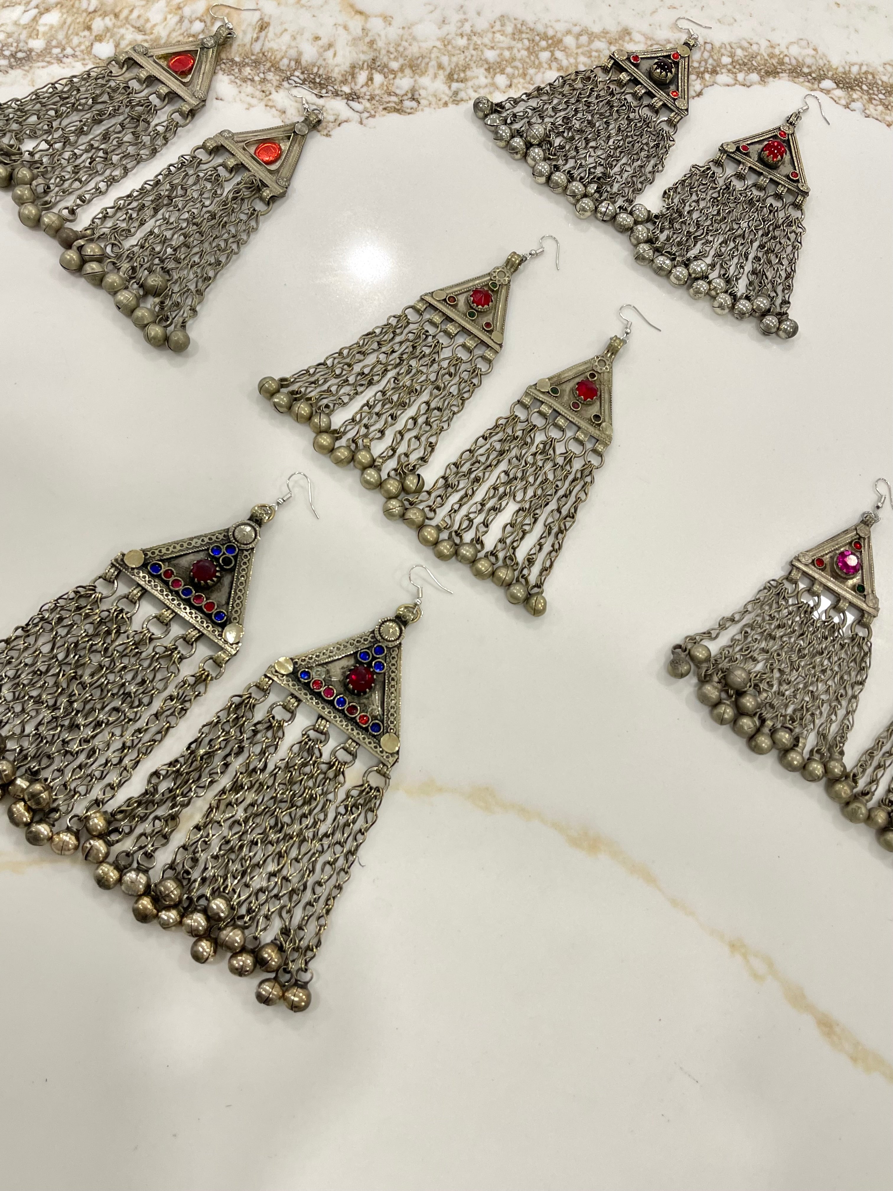Afghan Tribal Antique Earrings