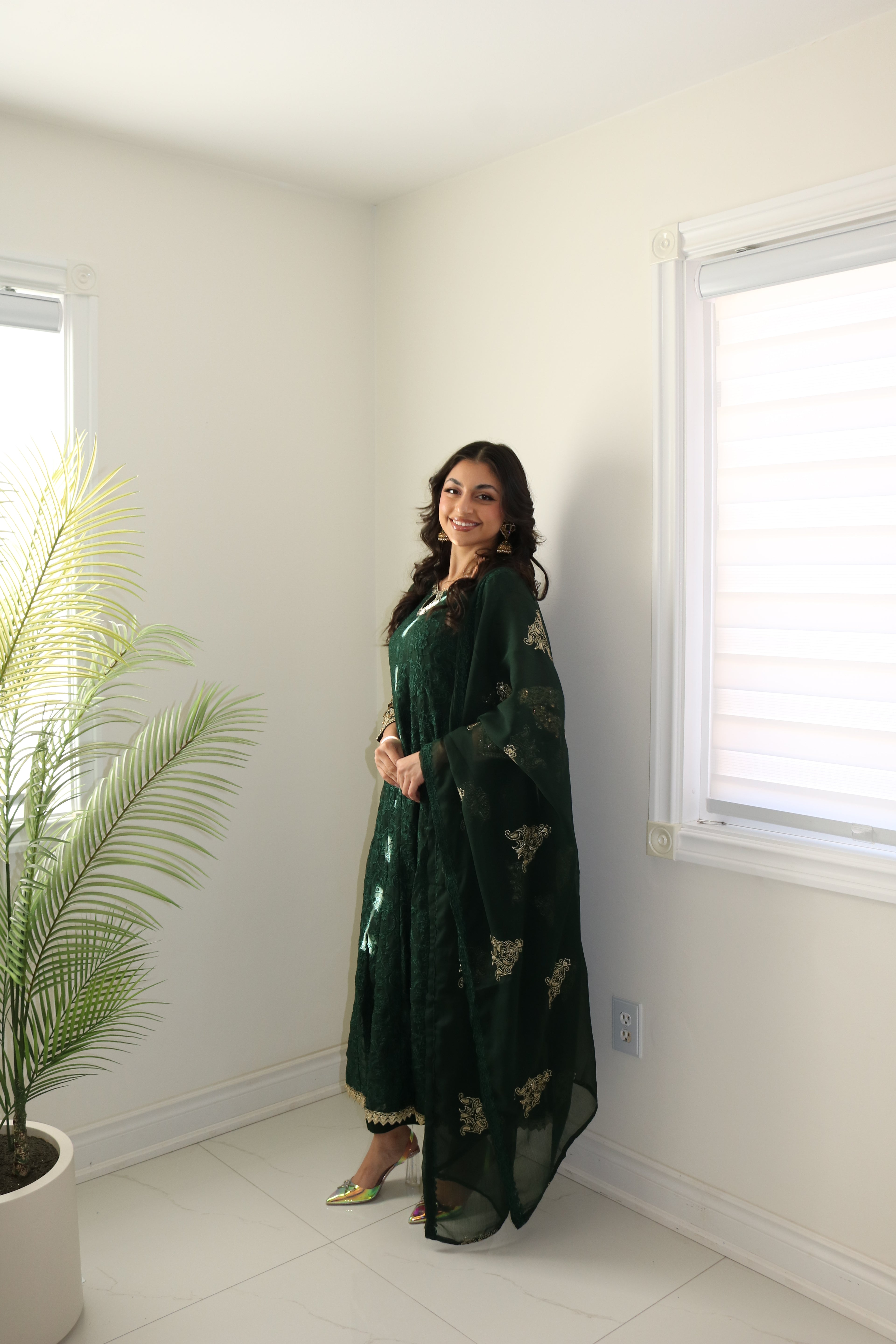 Green Kameez Salwar suit