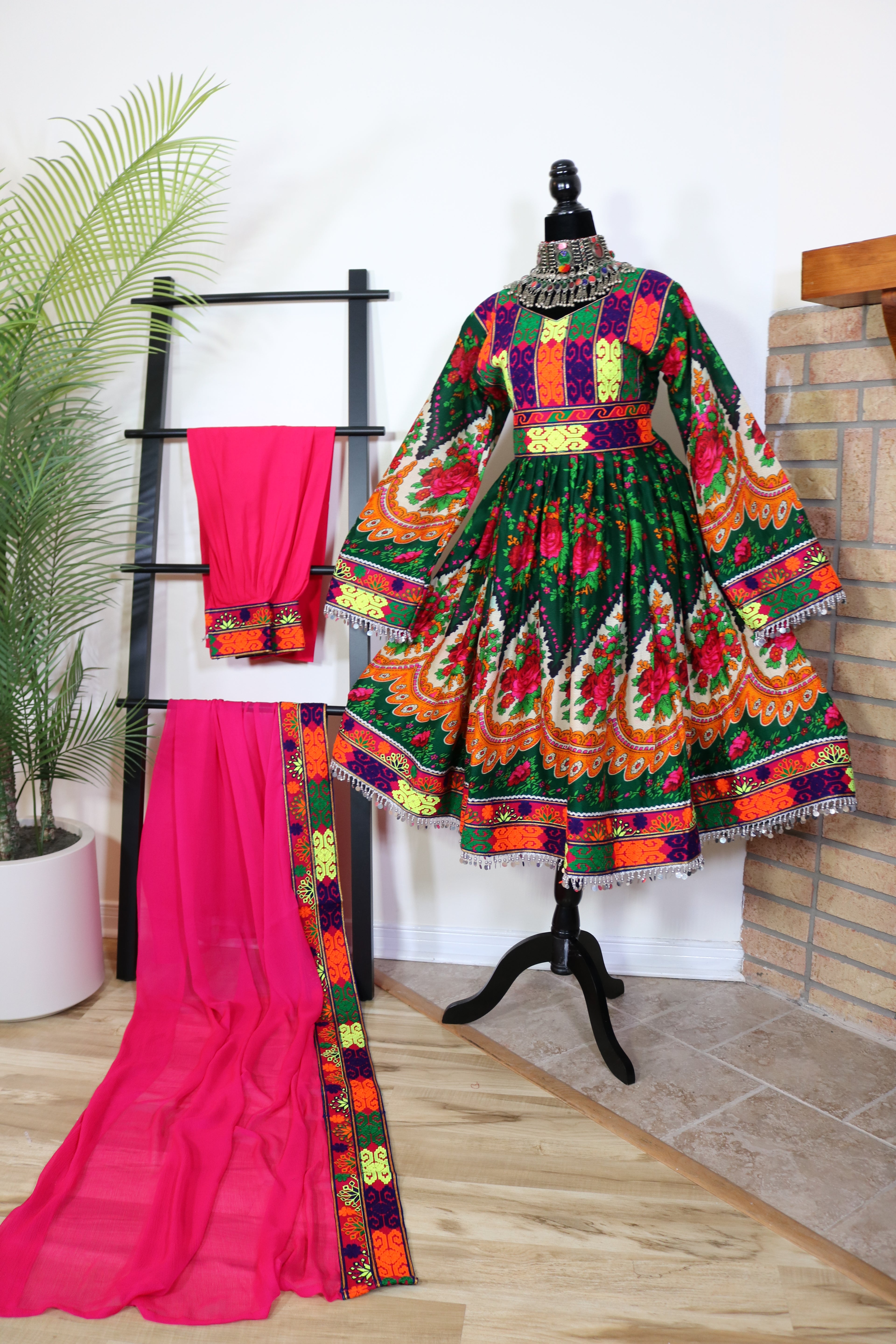 Wafaa Afghan Kuchi Dress 0563