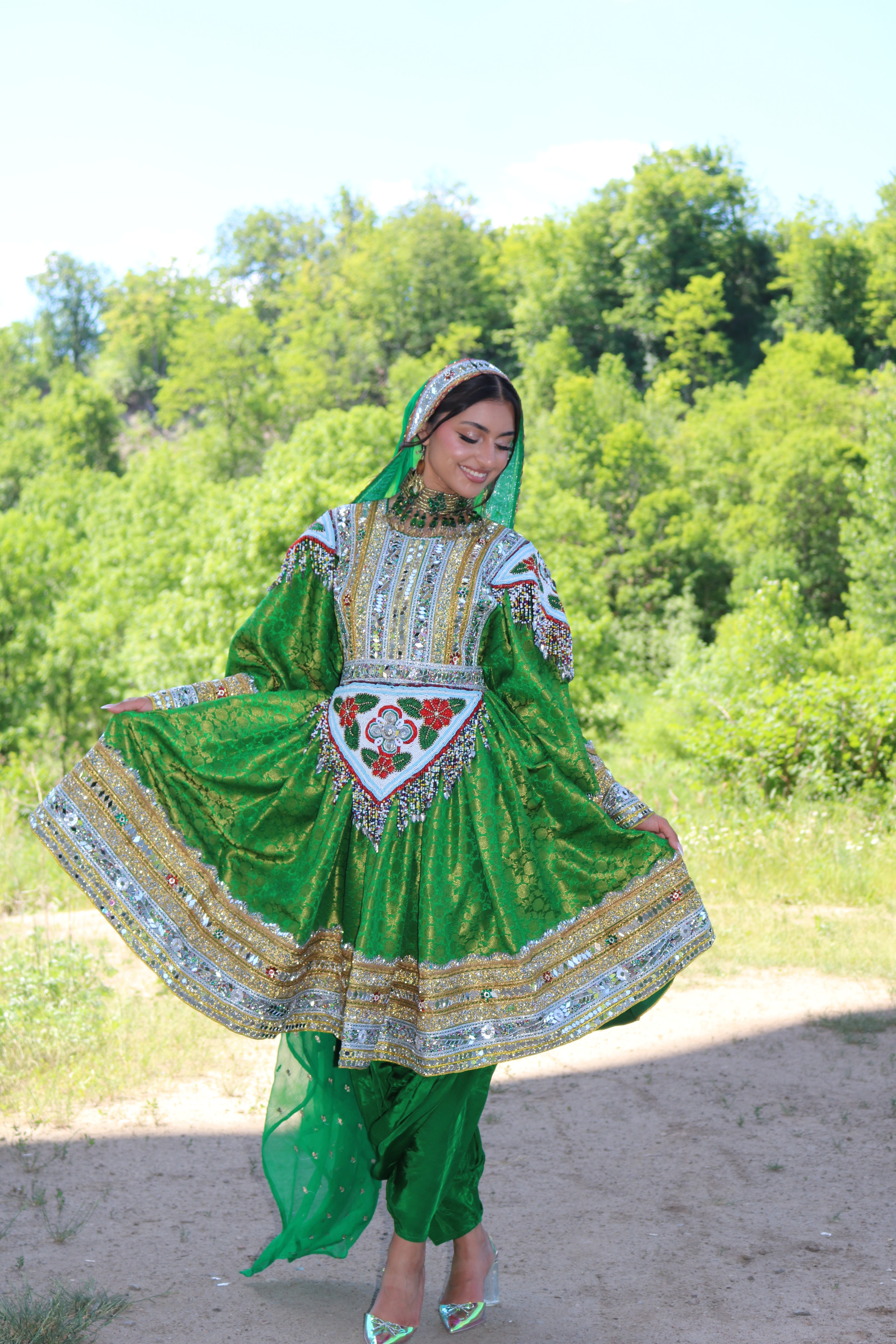 Aliya Afghan Kuchi Dress