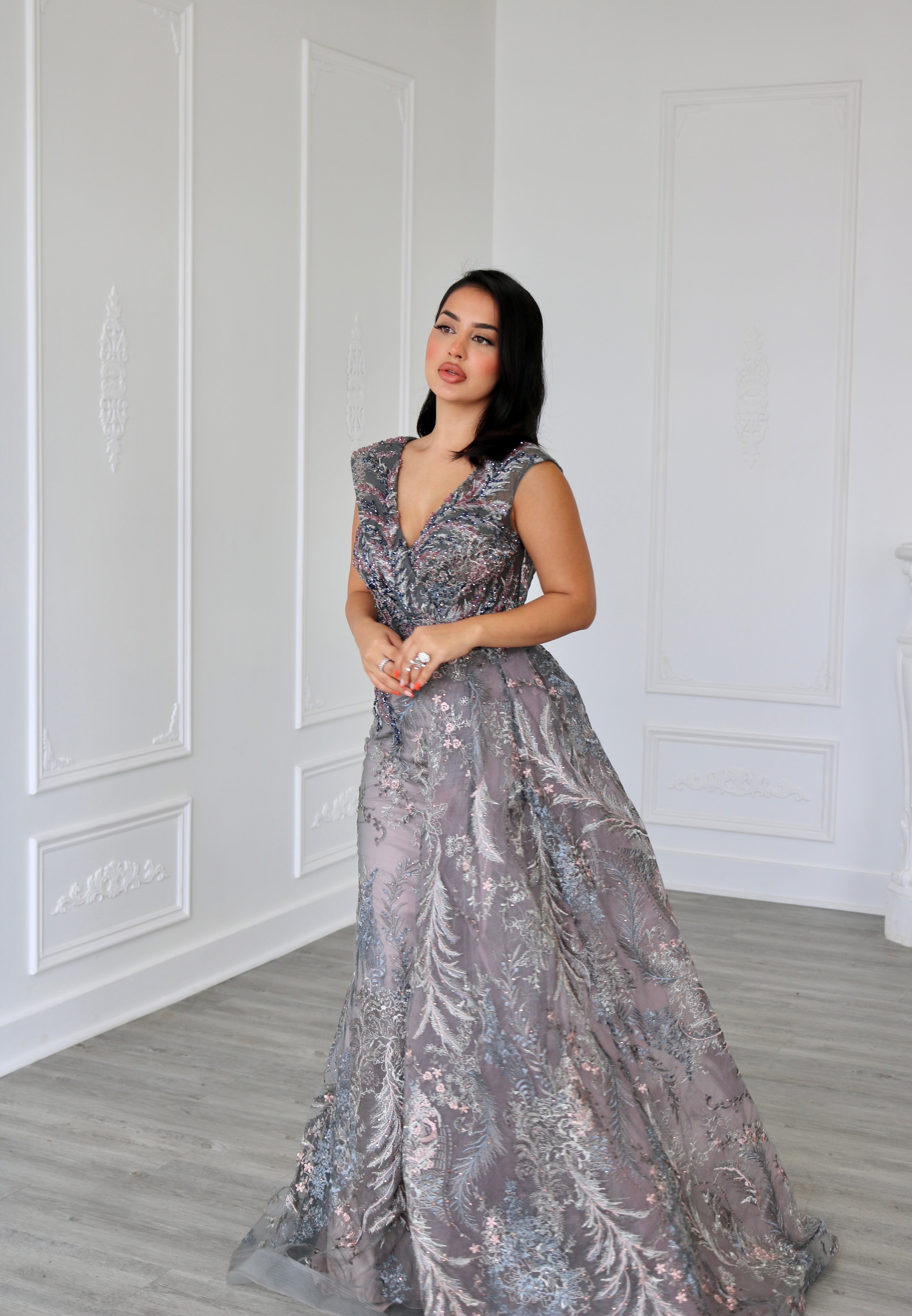 Beaded Evening Dress