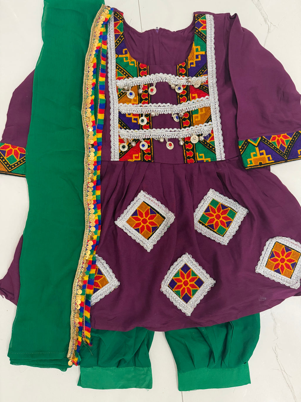 Toddler Afghan Kuchi Dress 3-4 yrs