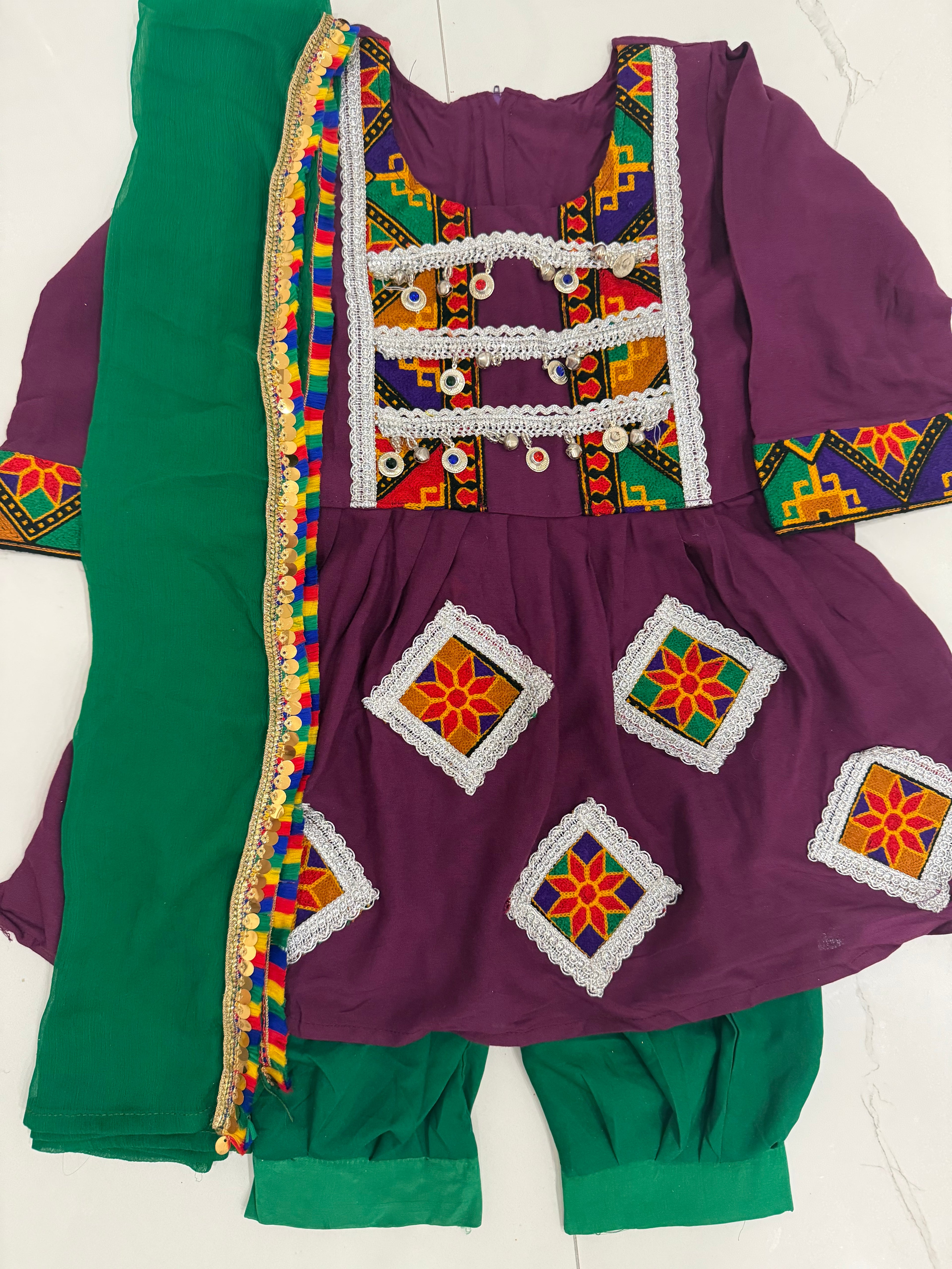 Toddler Afghan Kuchi Dress 3-4 yrs